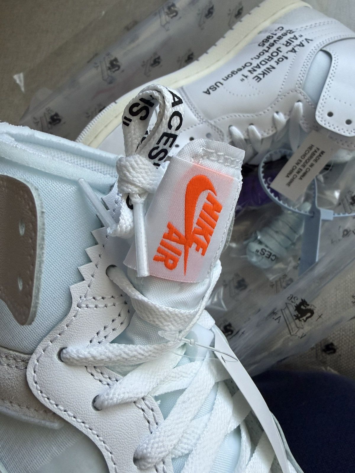 Nike × Off-White Air Jordan 1 High Virgil Abloh Archive “Alaska” Sz 10 DS Size US 10 / EU 43 - 23 Thumbnail