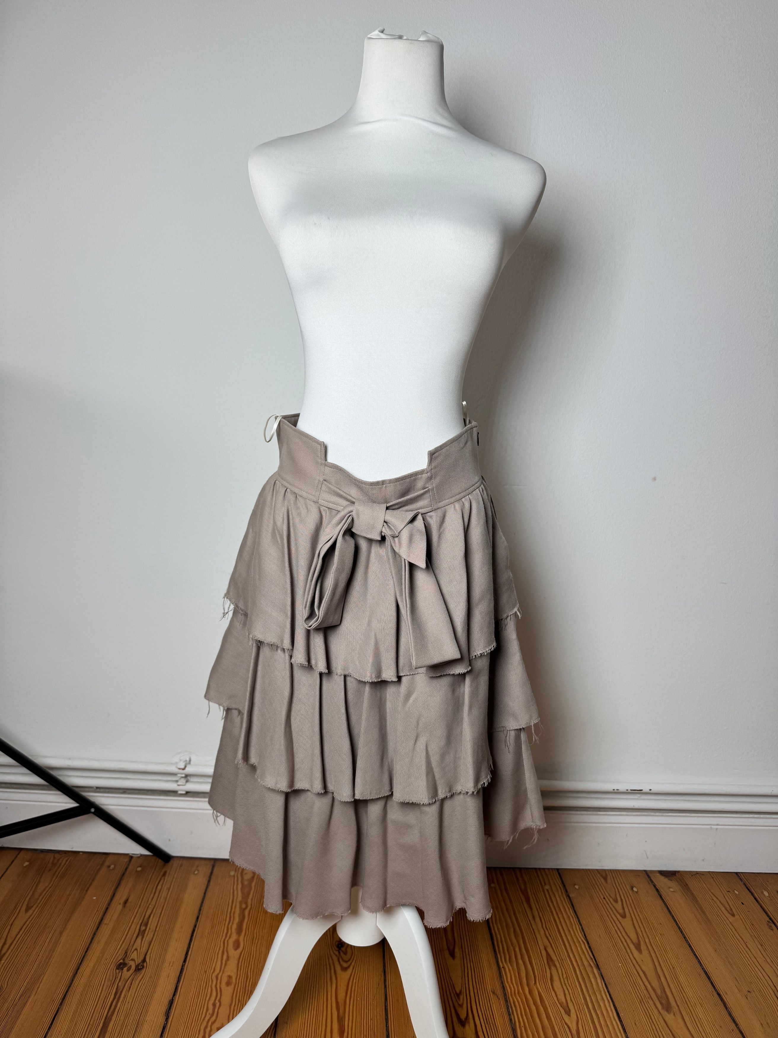 Givenchy Vintage Skirt Brown L Size 27" / US 4 / IT 40 - 1 Thumbnail