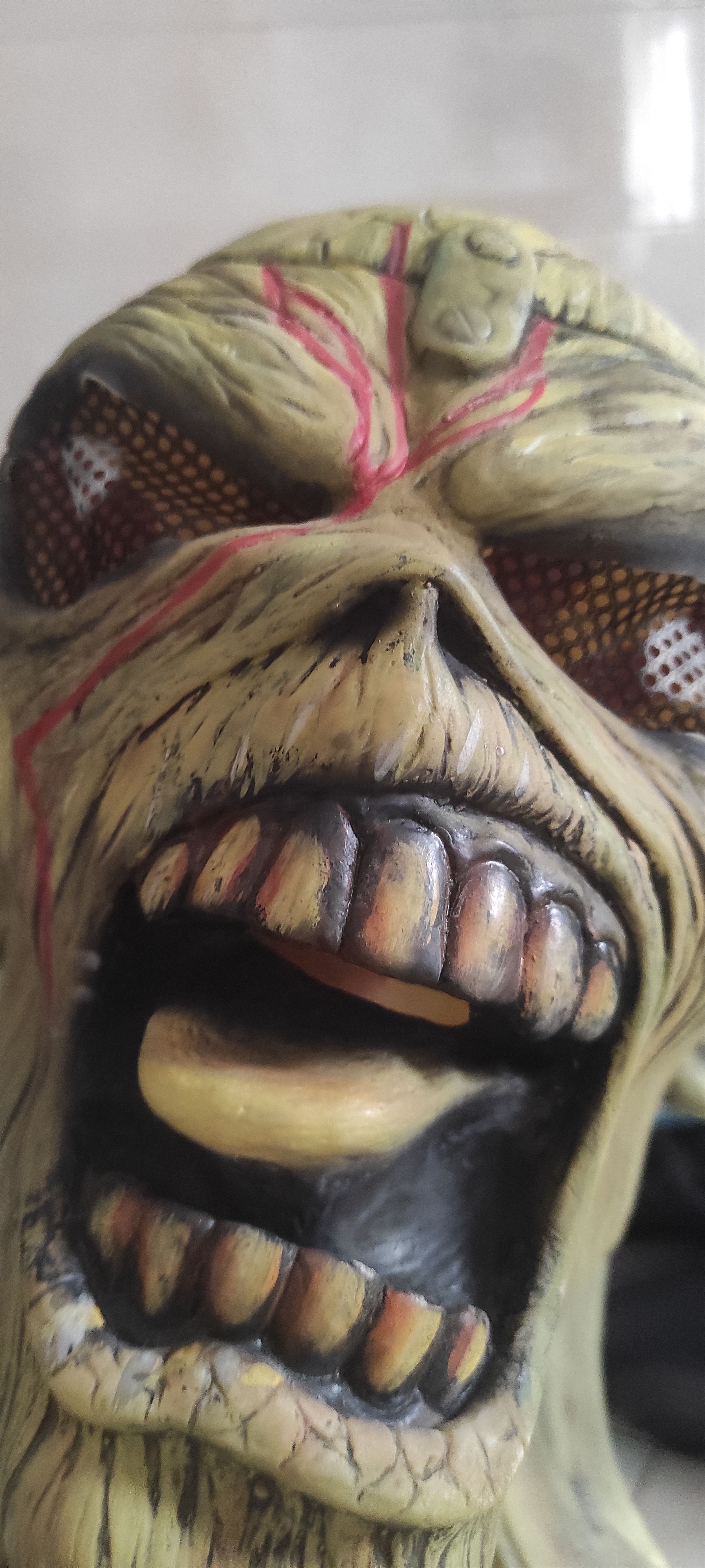 Iron Maiden Iron Maiden Eddie “Piece of Mind” Costume Rubber Latex Mask Size ONE SIZE - 23 Thumbnail
