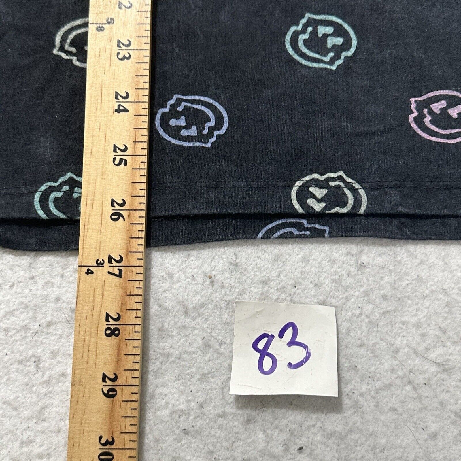 Other Attitude Not Include 3X Black Smiley Face Graphic T-Shirt Size 3XL / US 20-22 - 8 Thumbnail