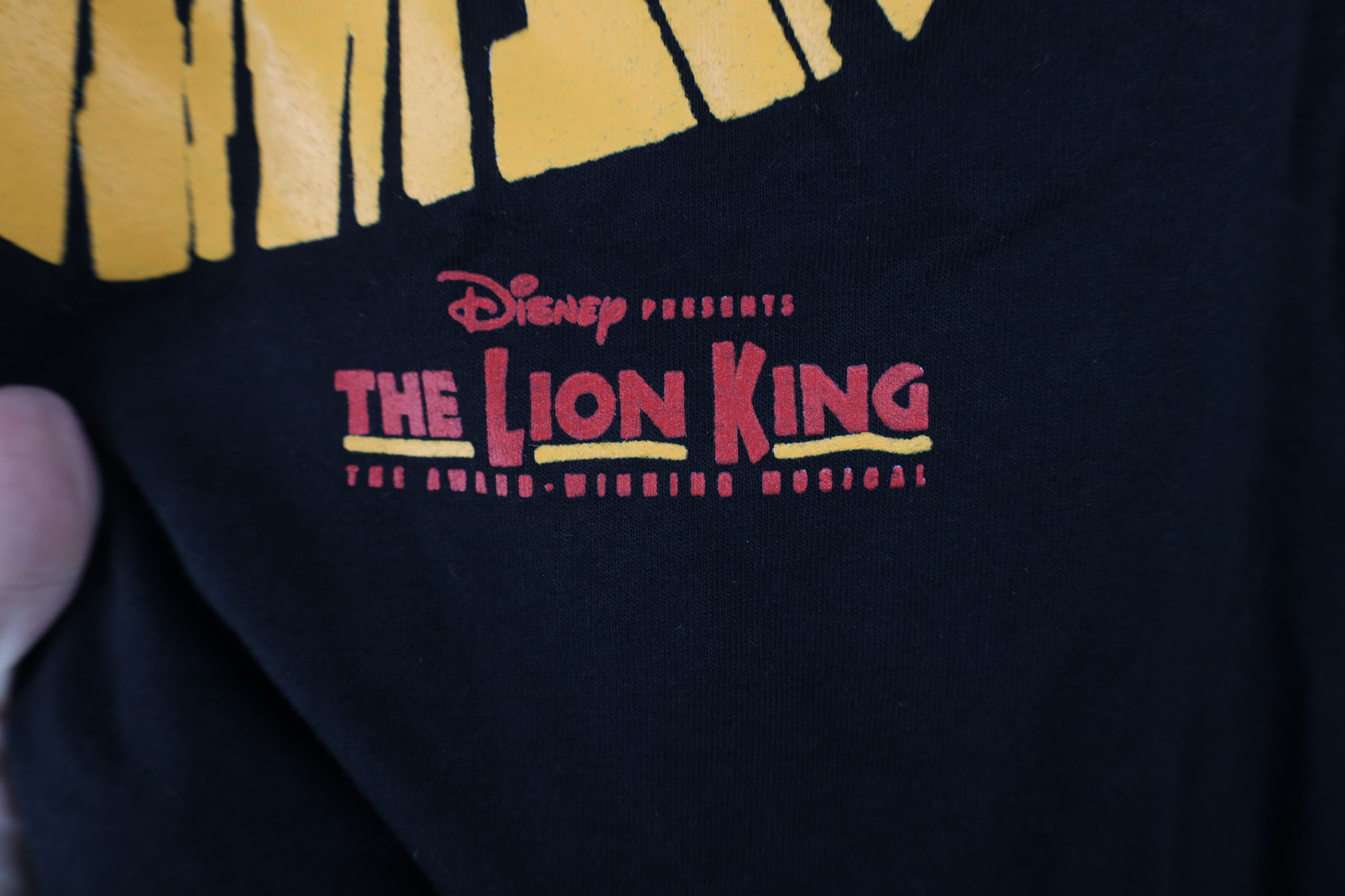 Disney × Vintage Vintage Disney The Lion King Broadway Musical T-Shirt Black Size US M / EU 48-50 / 2 - 5 Thumbnail