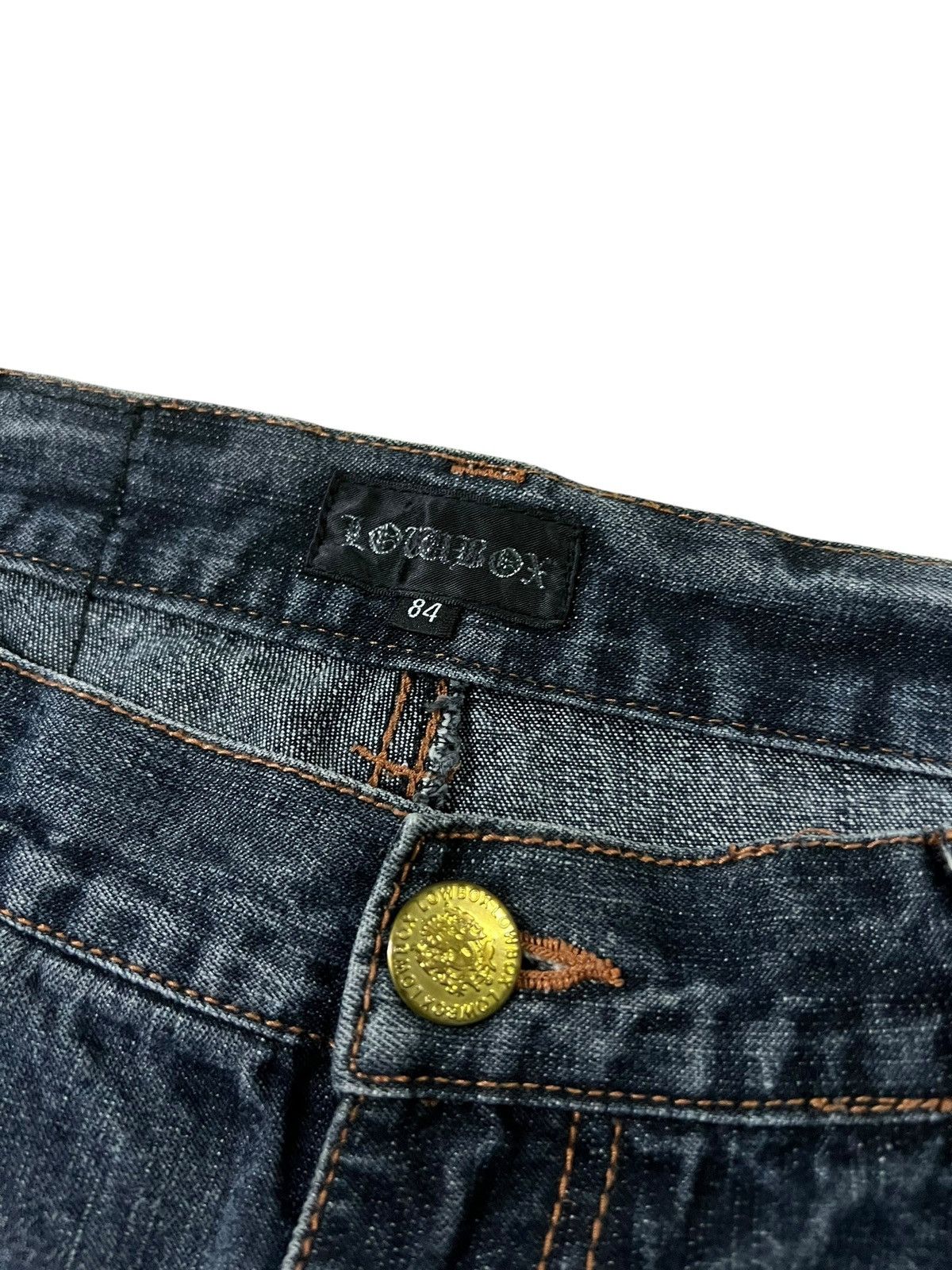 Kapital 💥Flare💥Vintage Lowbox Clawmark Distress Jean Rare Size US 33 - 13 Thumbnail