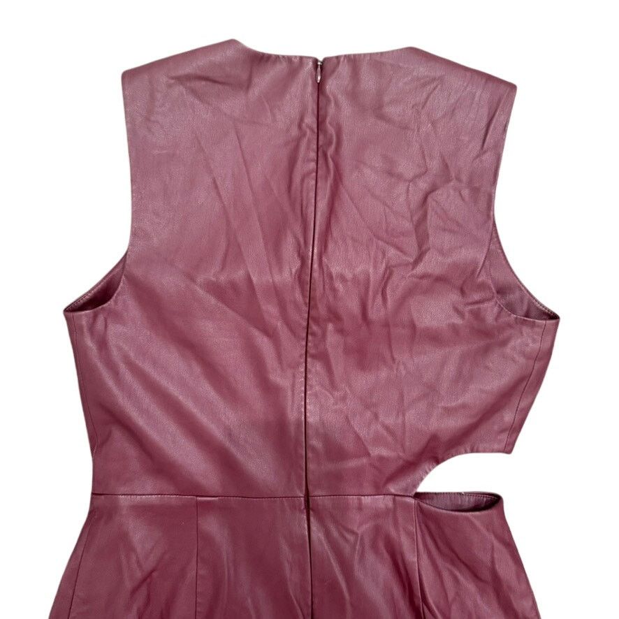 Jonathan Simkhai Jonathan Simkhai Toni Faux Leather Midi Dress Red, Size US 6 Size M / US 6-8 / IT 42-44 - 9 Thumbnail