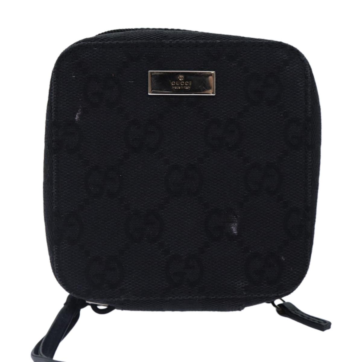 Gucci Gg Canvas Black Canvas Clutch Bag (Pre-Owned) Size ONE SIZE - 1 Thumbnail