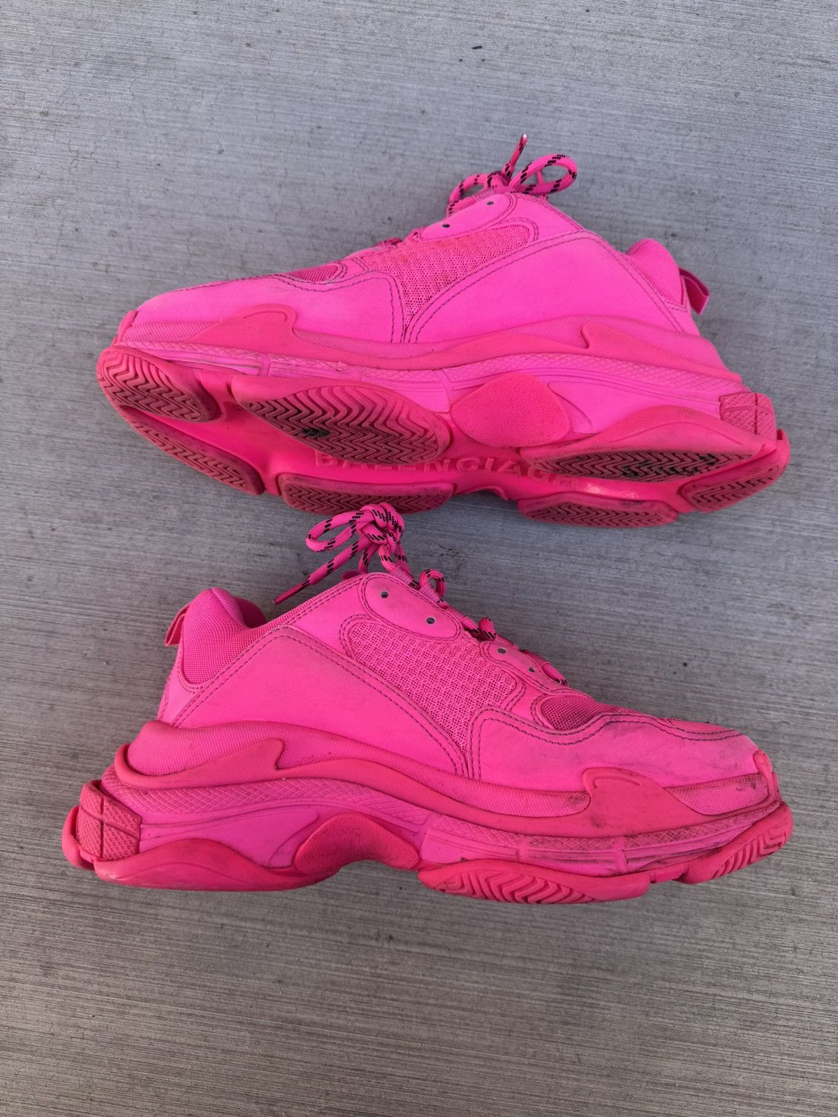 Balenciaga Balenciaga Triple S Hot Pink Clear Sole Size 42 EU / 9 US Size US 9 / EU 42 - 2 Thumbnail