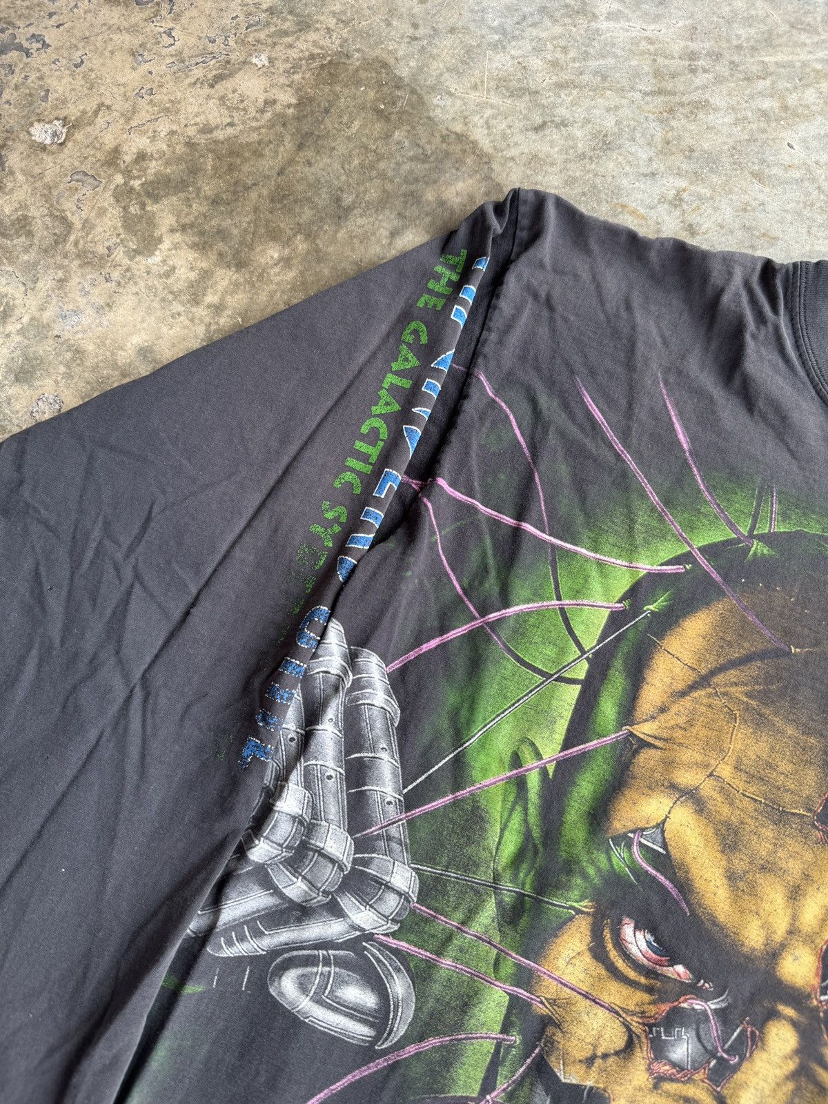 Thunderdome *RARE* GRAIL THUNDERDOME VINTAGE 90s THE GALACTIC CYBERDEATH Size US XL / EU 56 / 4 - 3 Thumbnail