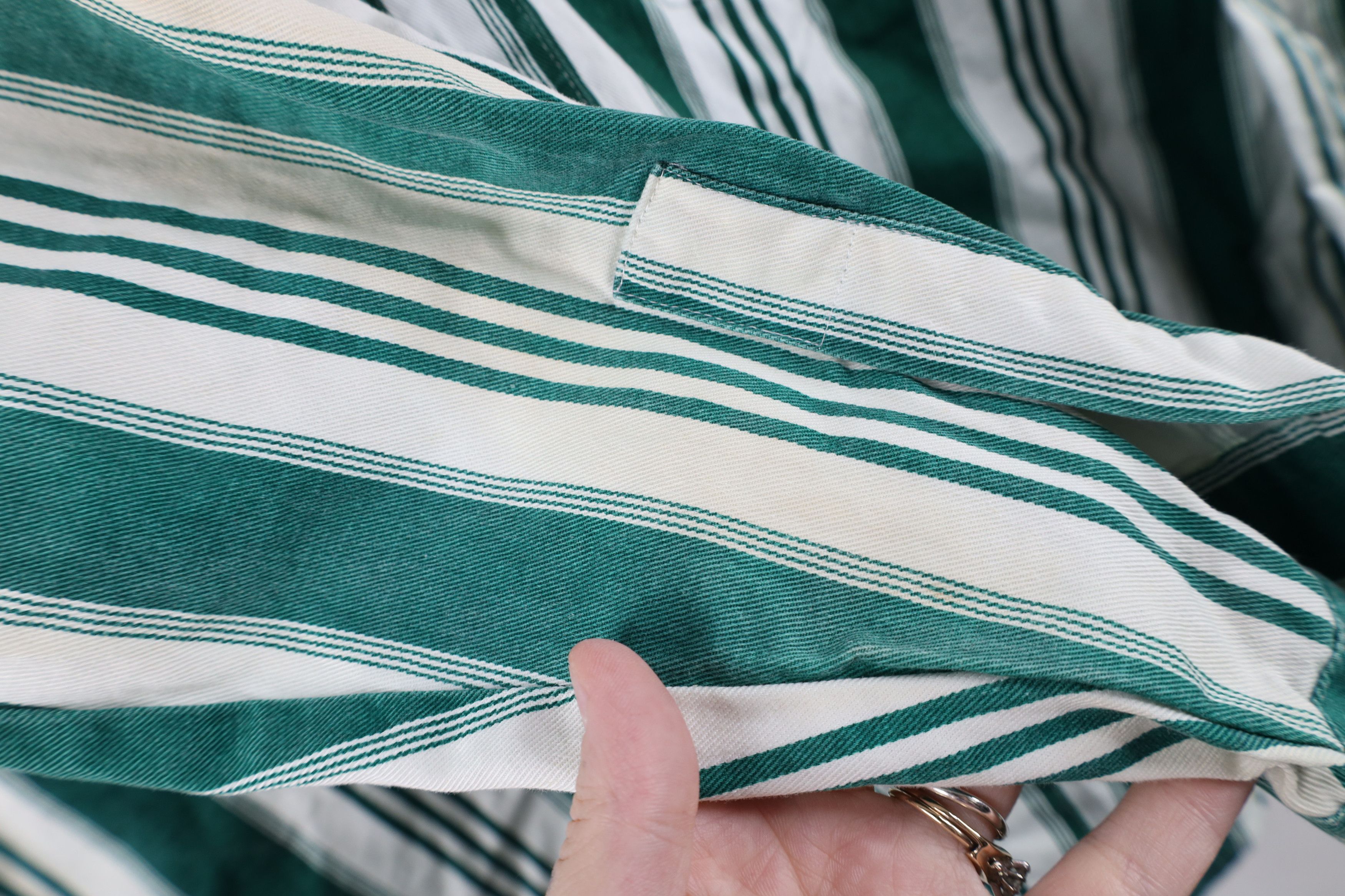 Vintage Vintage 90s Streetwear Striped Collared Button Shirt Size L / US 10 / IT 46 - 7 Thumbnail