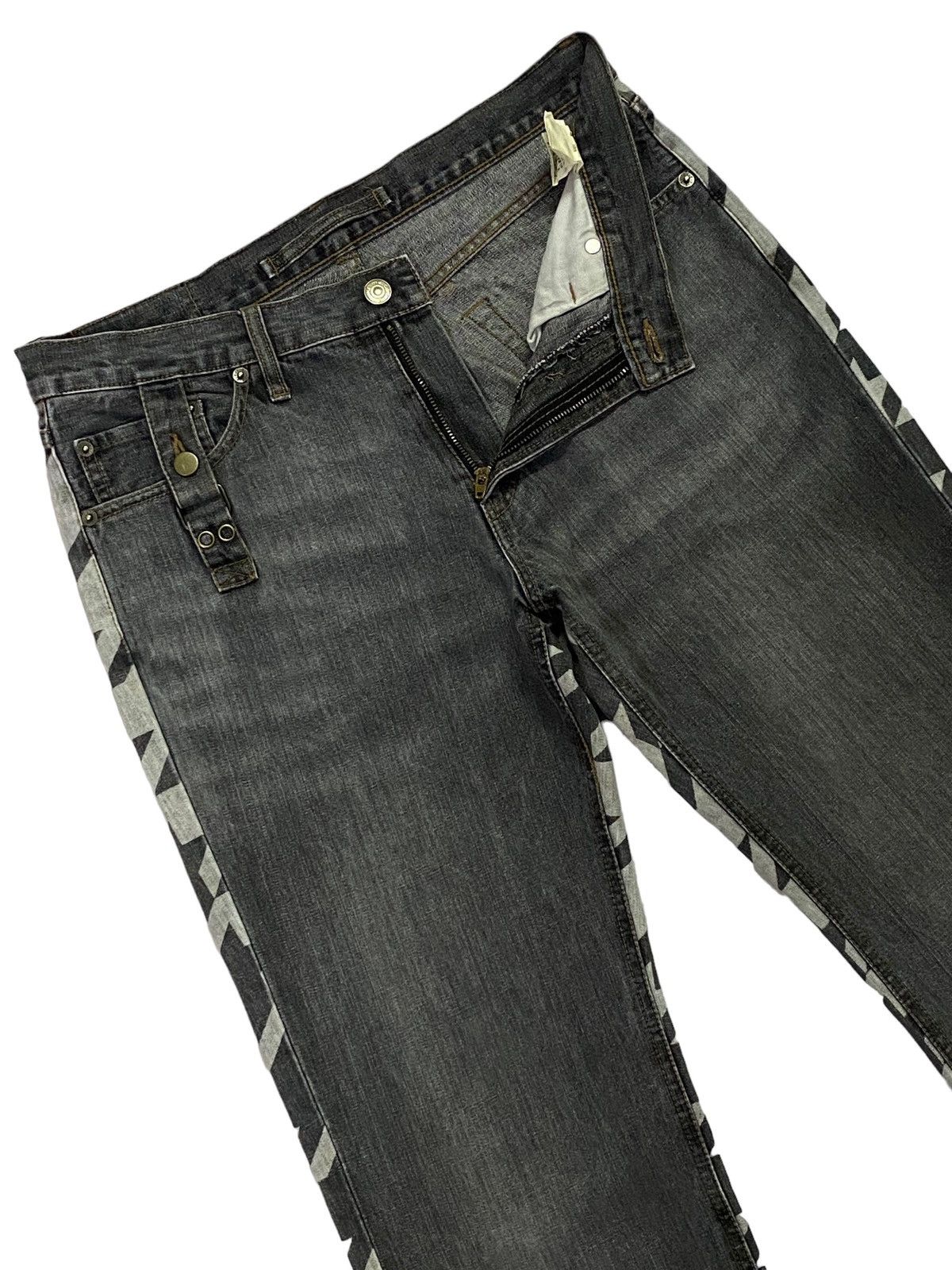 Japanese Brand × PPFM PPFM Prints Highland Denim Pants Size US 31 - 19 Thumbnail