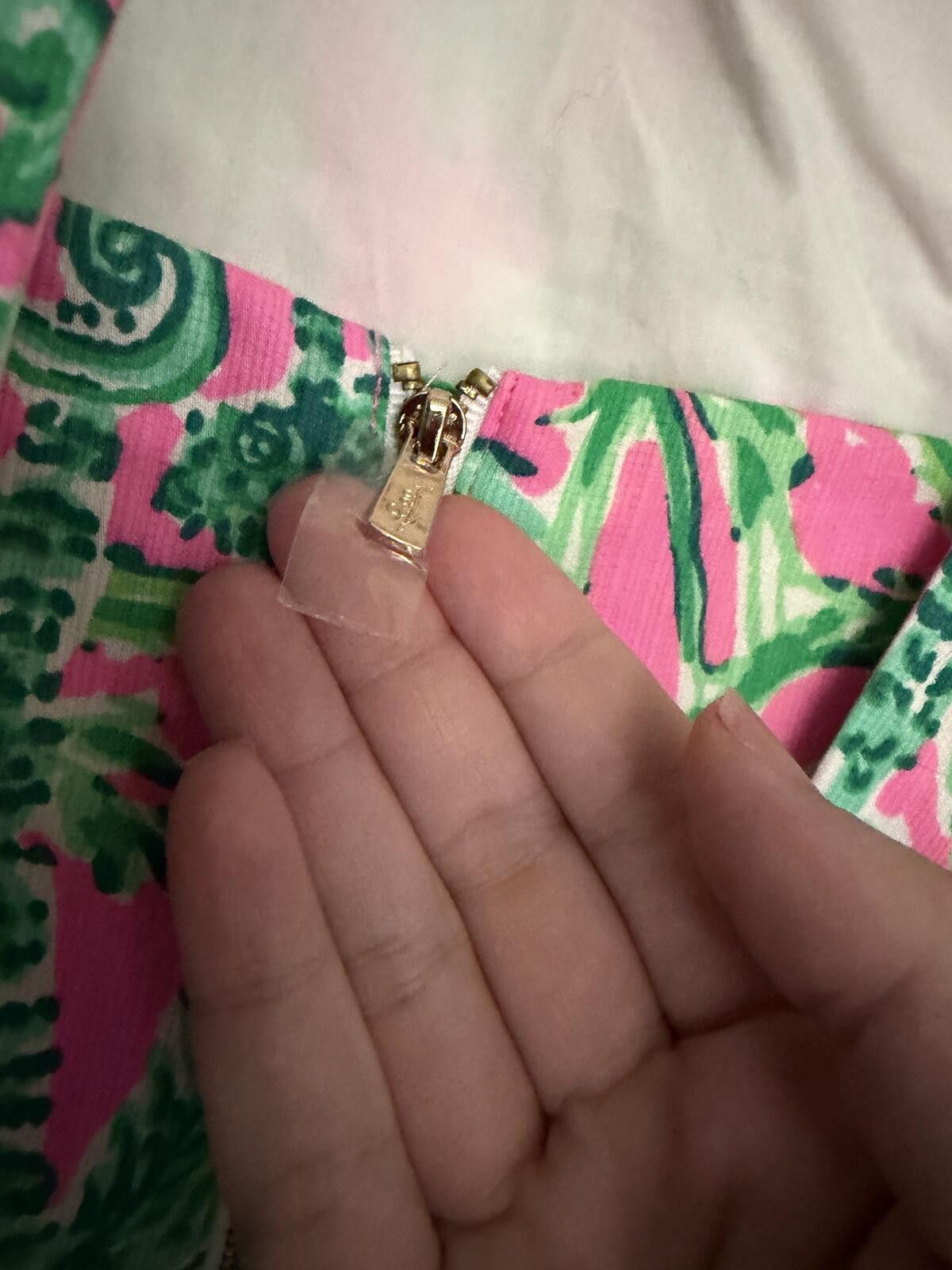 Lilly Pulitzer Lilly Pulitzer Prosecco Pink Hanging Around Shelli Stretch Size M / US 6-8 / IT 42-44 - 9 Thumbnail