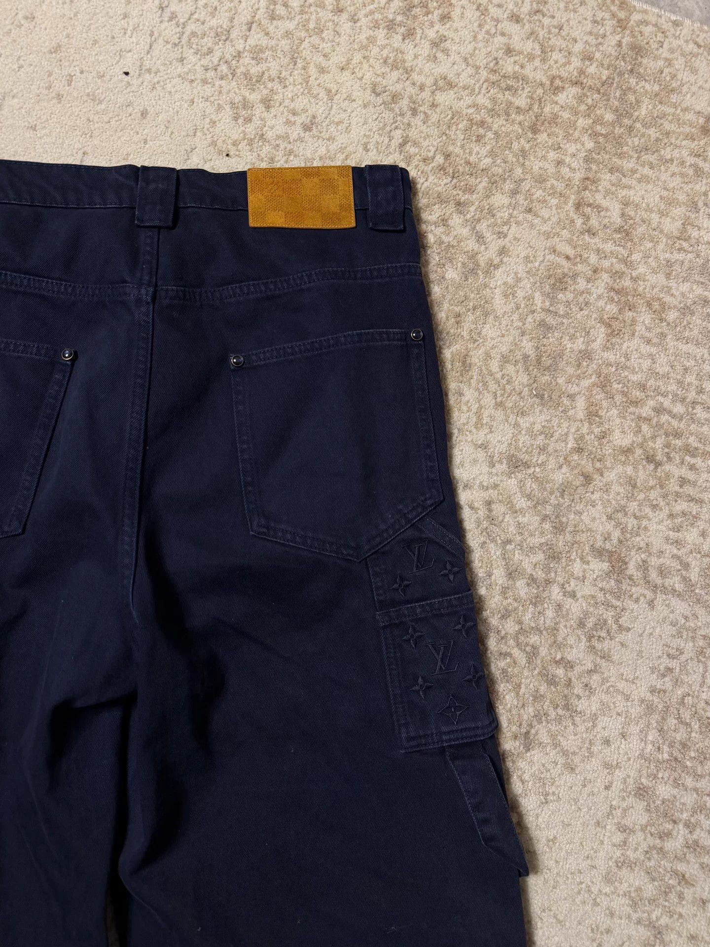 Louis Vuitton LV 25 Denim Cargo Pants 30 Like New Size US 30 / EU 46 - 1 Thumbnail