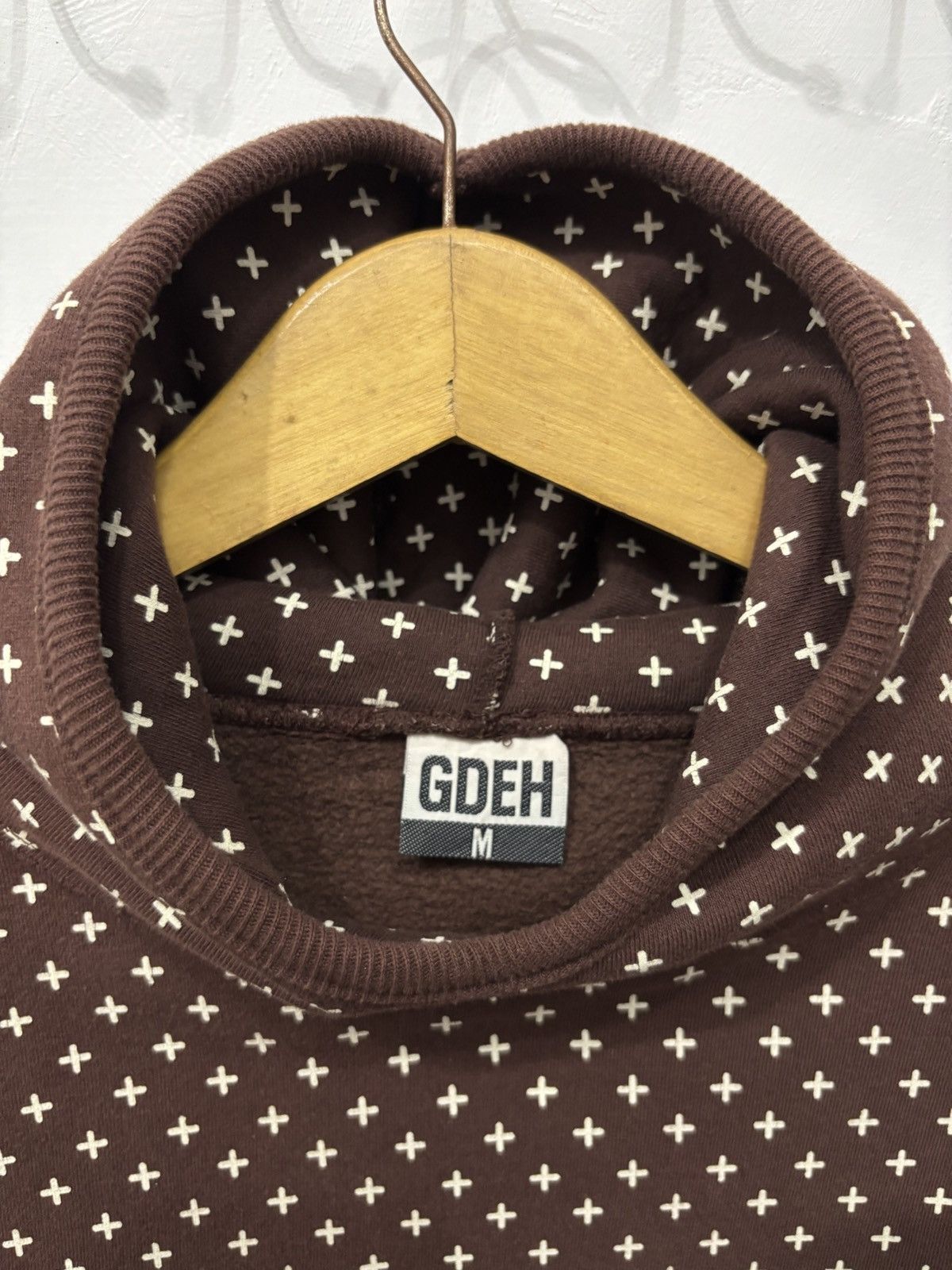 GOODENOUGH Vintage Goodenough 2000 shasiko pattern hoodie Size US L / EU 52-54 / 3 - 6 Thumbnail