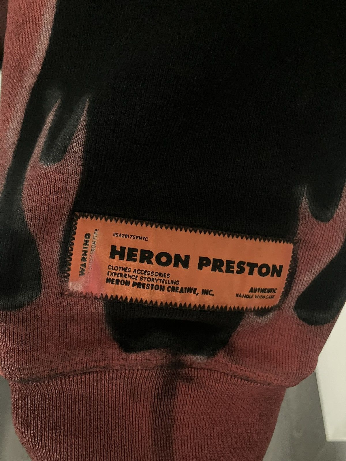 Heron Preston Heron Preston Law Flame Hoodie Size US L / EU 52-54 / 3 - 3 Thumbnail
