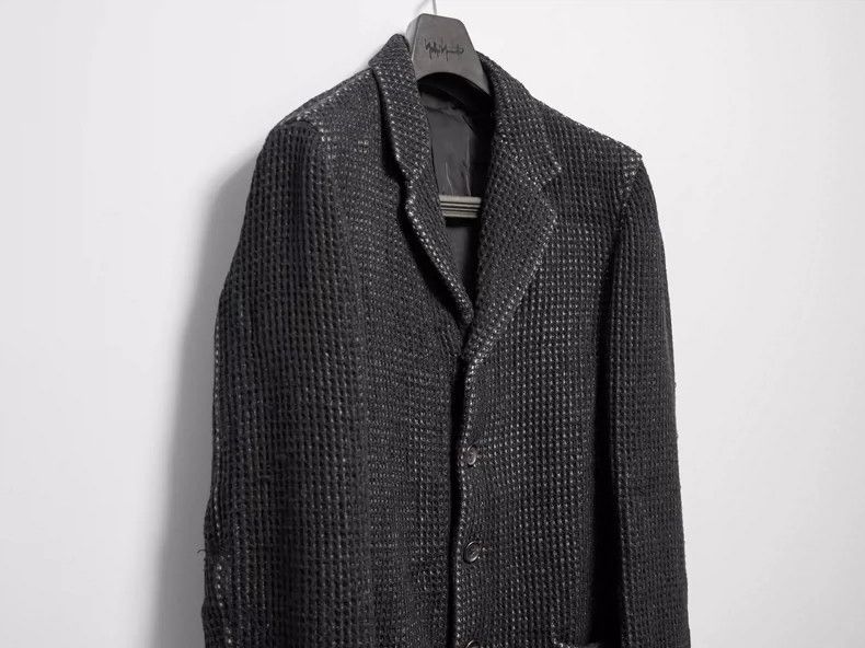 Yohji Yamamoto Yohji Yamamoto 1997 AW Waffle Woven Jacket 2505-Nextarrow Size US M / EU 48-50 / 2 - 3 Thumbnail