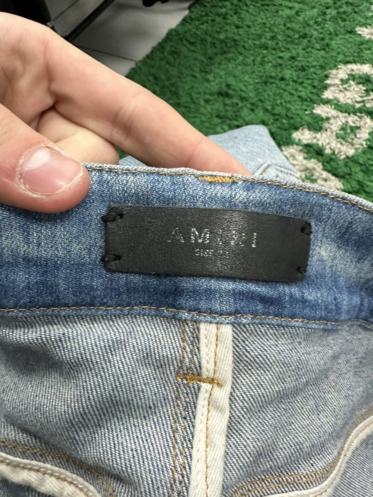 Amiri Mike Amiri Jeans Light Wash Flower 32 Size US 32 / EU 48 - 3 Thumbnail