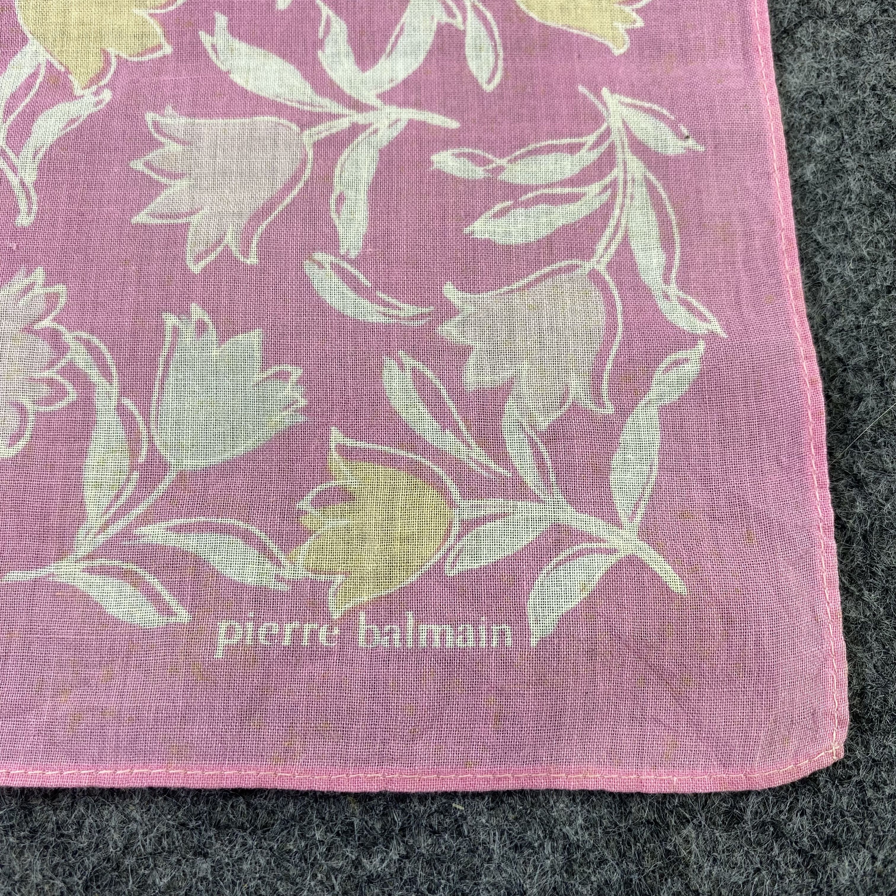 Pierre Balmain Pierre Balmain Handkerchief / Bandana / Neckerchief-B518 Size ONE SIZE - 5 Thumbnail