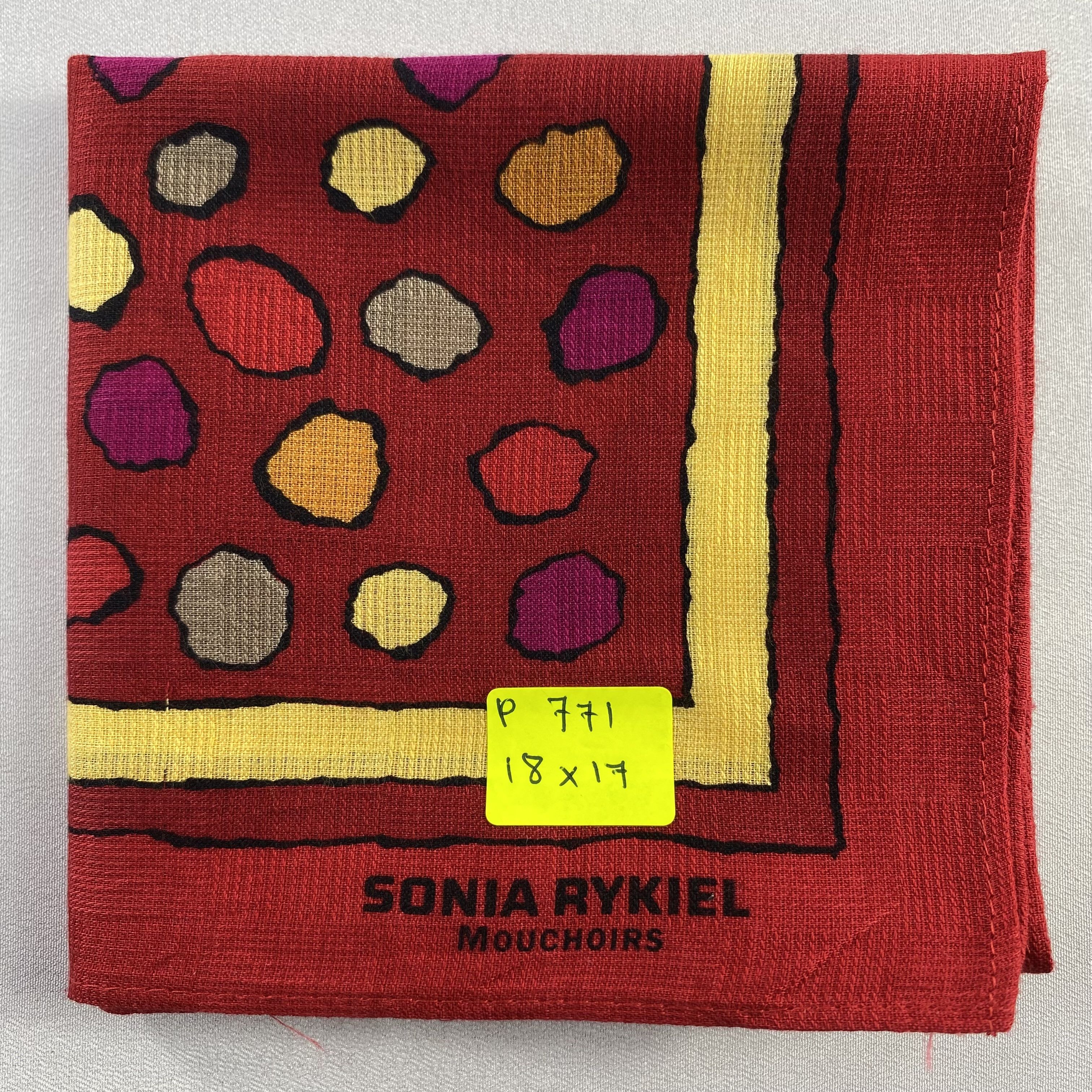 Vintage Sonia Rykiel Bandana/ Handkerchief / Neckerchief-P771 Size ONE SIZE - 5 Thumbnail
