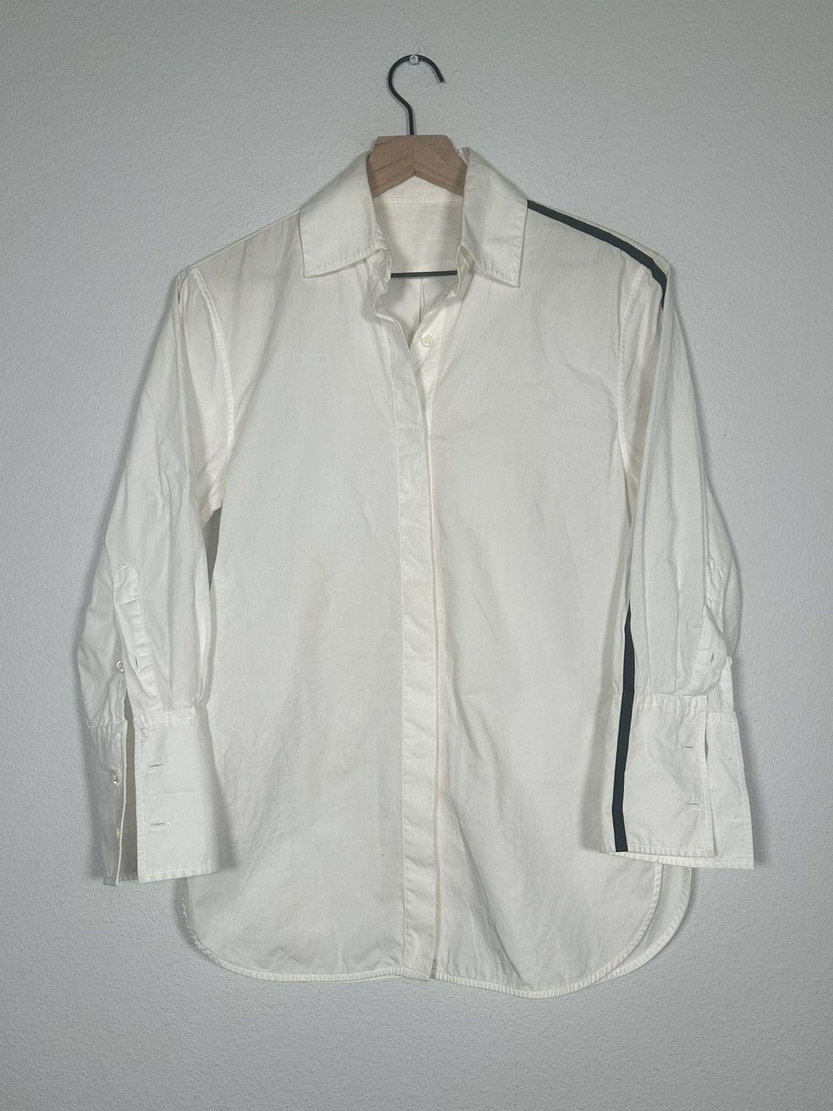 Peter Do FW21 Tattoo Shrunken 3/4 sleeve Button up Size US S / EU 44-46 / 1 - 1 Thumbnail