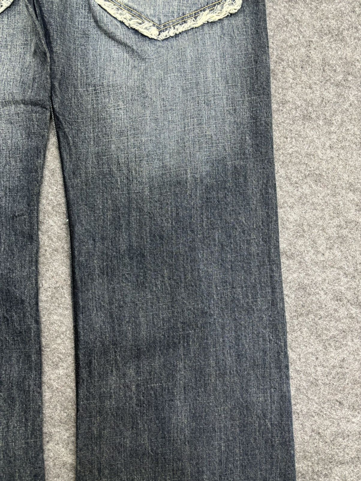 Japanese Brand × Seditionaries 💥Flare💥Insane Urban Craft Unfinishd Edge Distrssd Denim F475 Size US 34 / EU 50 - 18 Thumbnail