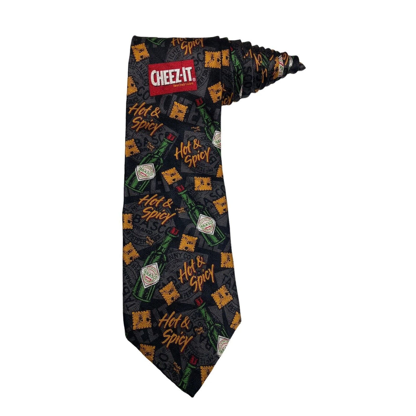 Tabasco Tabasco Sauce Green Pepper Sauce Cheez Its Crackers Necktie Size ONE SIZE - 1 Thumbnail