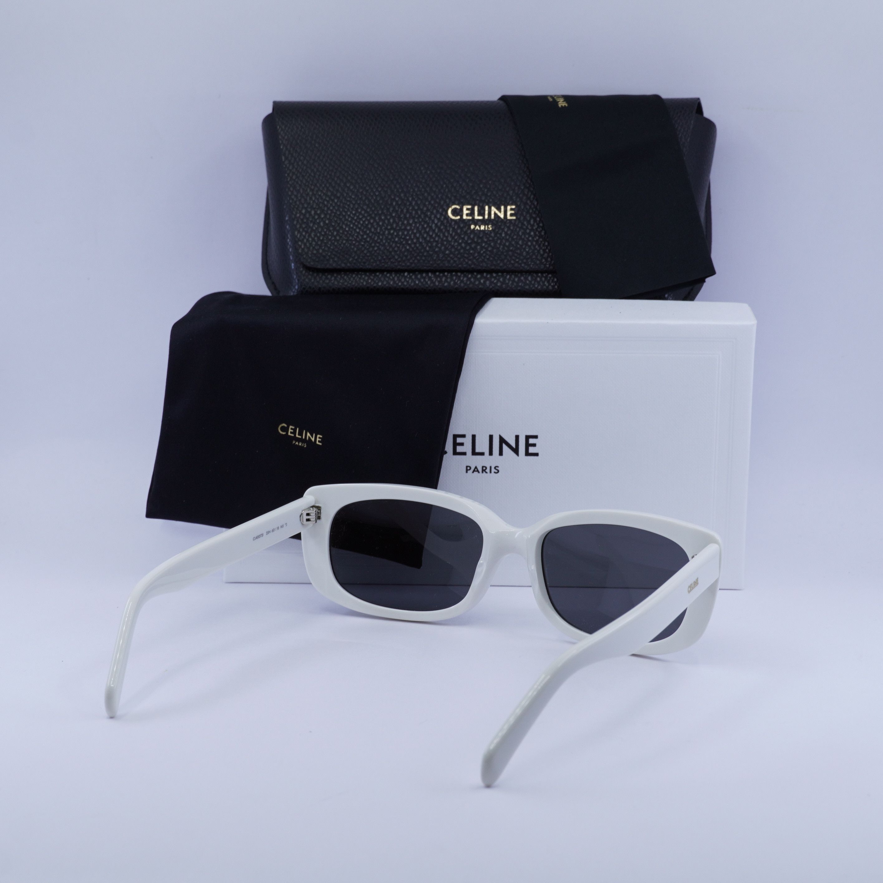 Celine 🕶️ New Celine CL40072I 25N White/Grey Sunglasses Size ONE SIZE - 10 Thumbnail