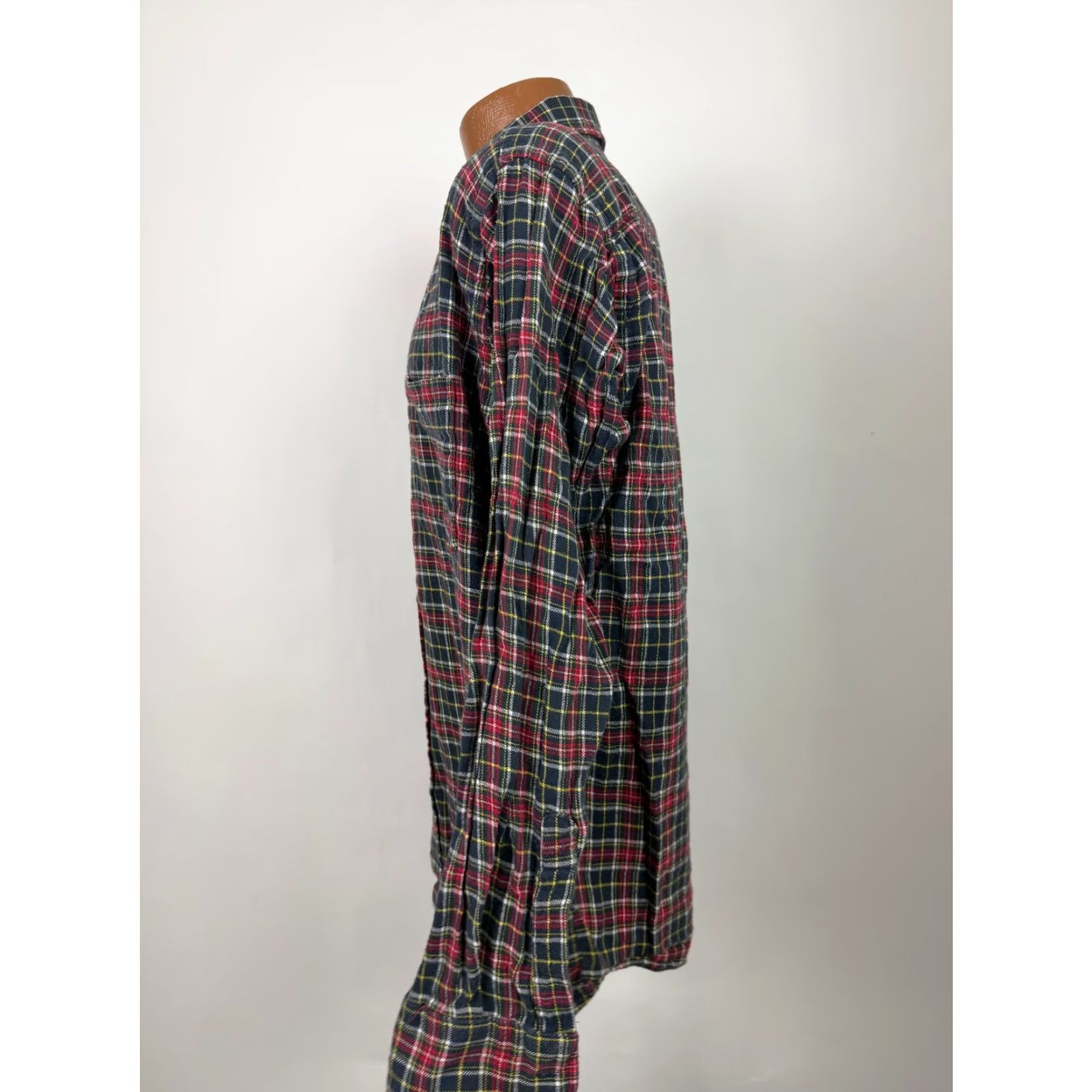Members Only VINTAGE Members Only Shirt Men L Black 90s Flannel Lightweight Cotton Plaid Button-Up Size US L / EU 52-54 / 3 - 6 Thumbnail