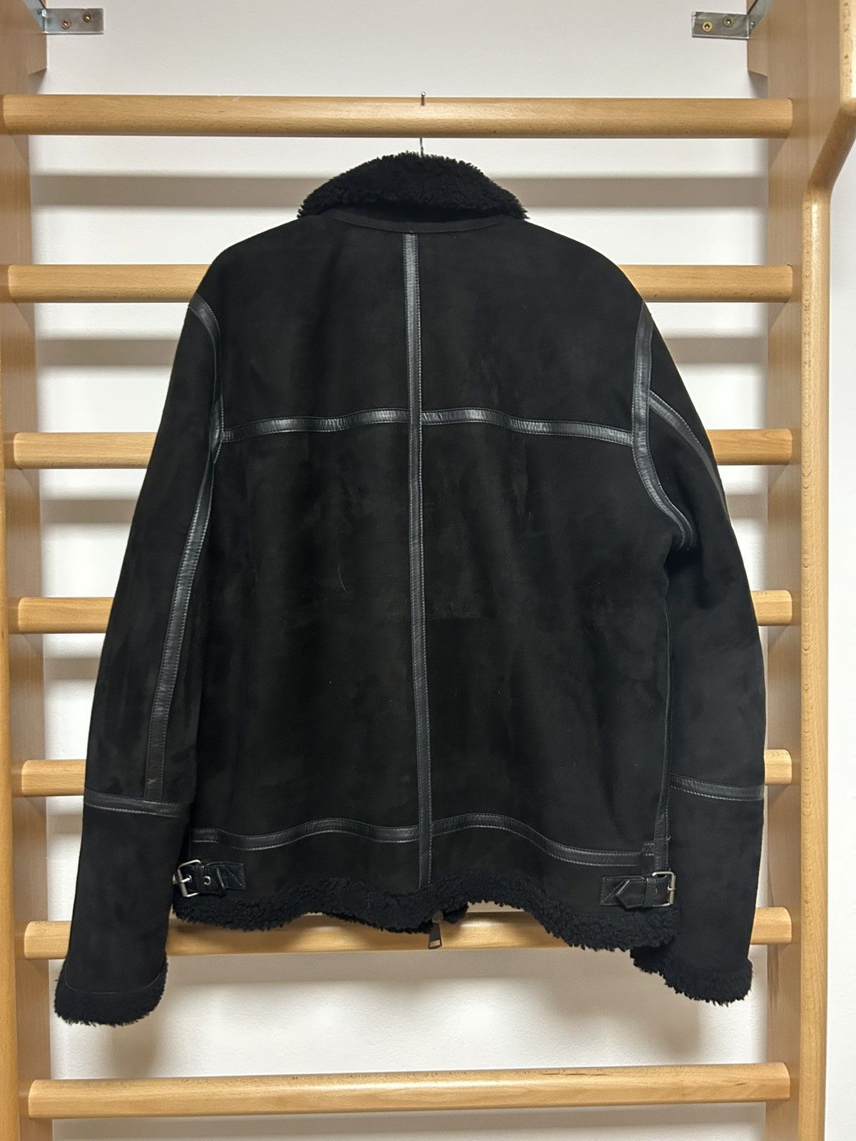 ARMA Black Arma lamb jacket Size US XL / EU 56 / 4 - 2 Thumbnail
