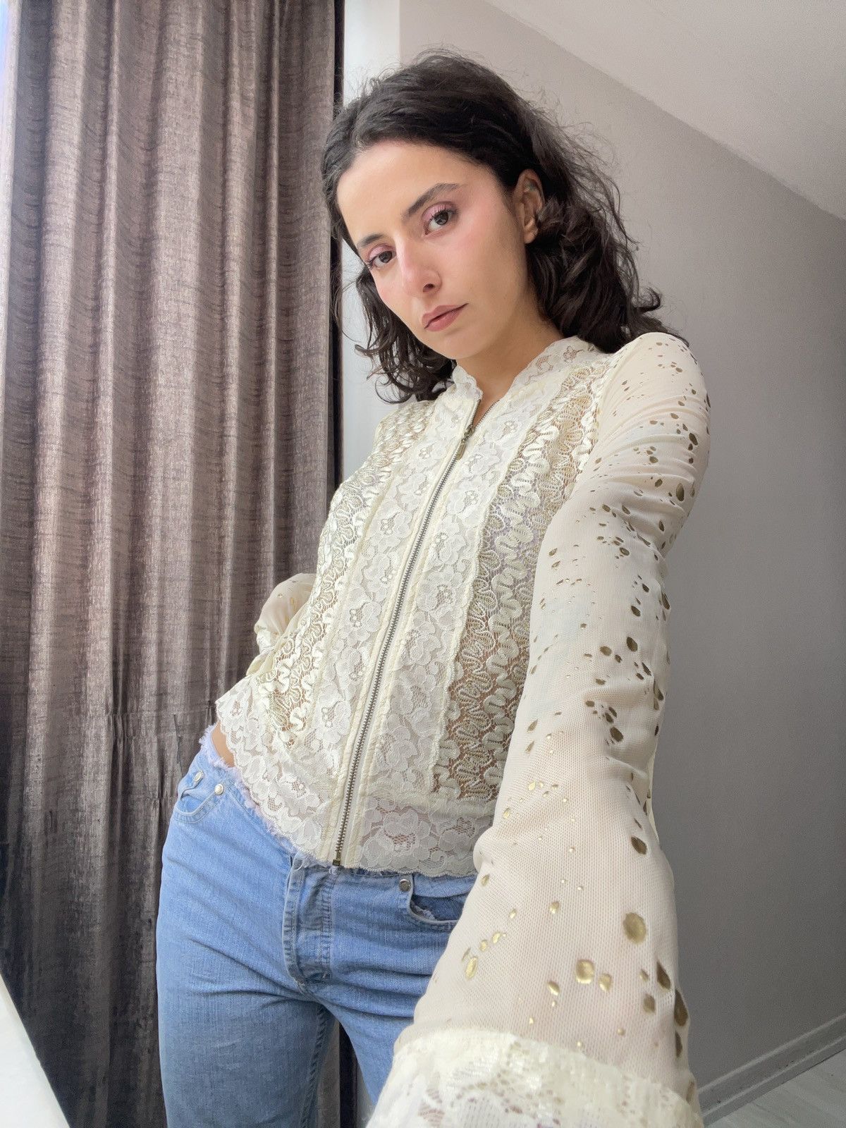 Vintage y2k blouse Size L / US 10 / IT 46 - 1 Thumbnail