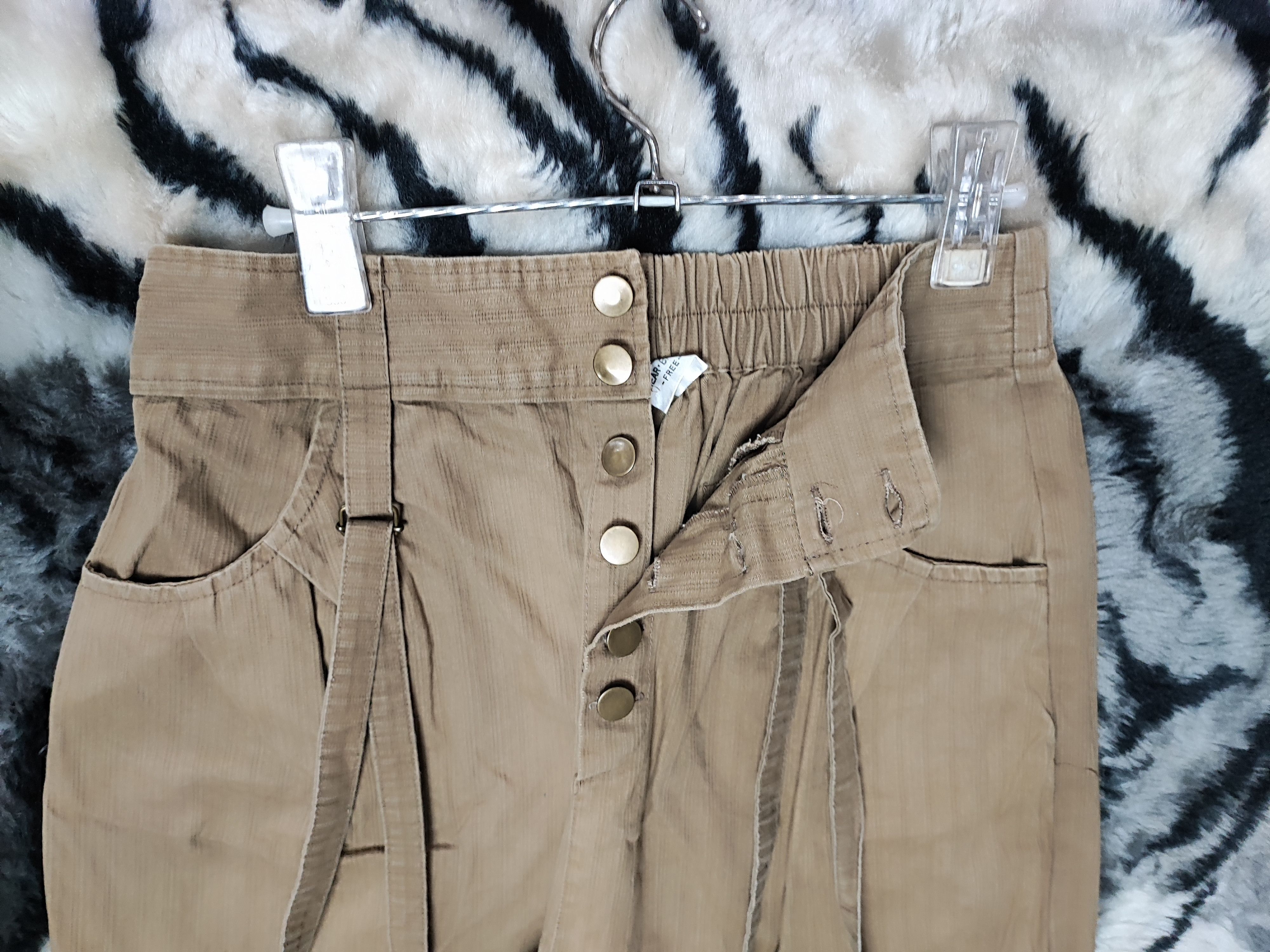 14th Addiction NEAR BRAND BONDAGE CARGO PANTS PARACHUTE PANTS Size US 29 - 9 Thumbnail
