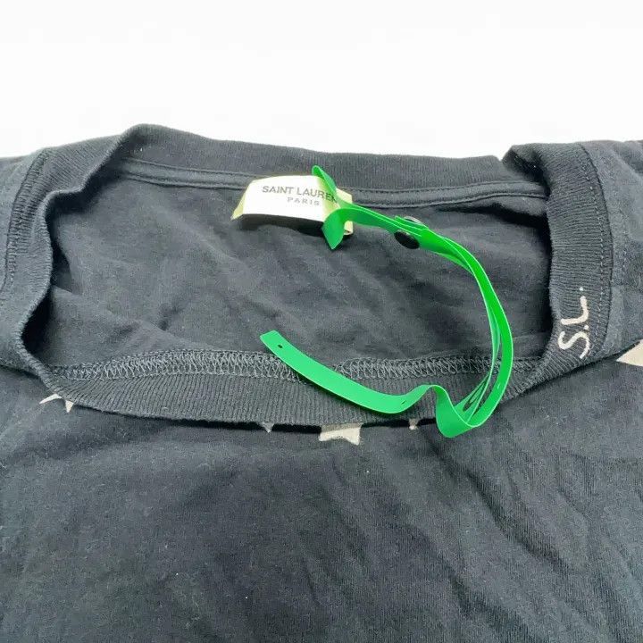 Saint Laurent Paris Yves Saint Laurent Black Star T-Shirt-2507 Size US M / EU 48-50 / 2 - 2 Thumbnail