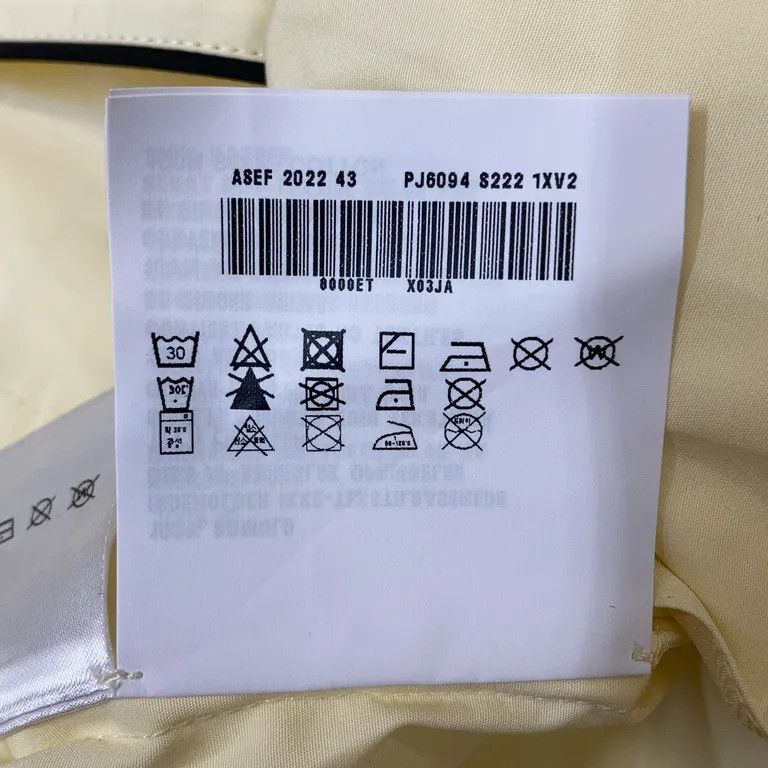 Prada × Raf Simons F/W22 Yellow Runway Show Invitation Button Up Shirt Size US M / EU 48-50 / 2 - 5 Thumbnail