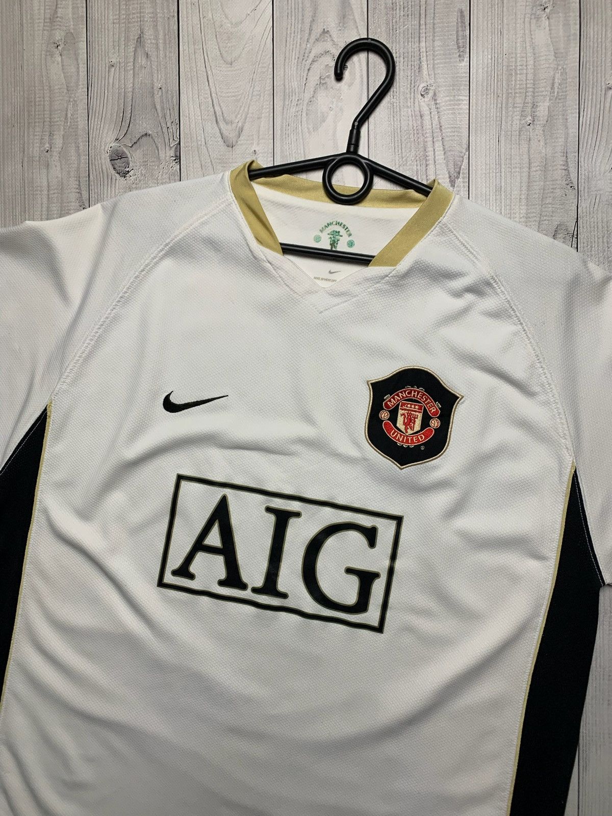 Nike × Vintage Vintage Nike Manchester United soccer jersey 8 Rooney size L Size US L / EU 52-54 / 3 - 3 Thumbnail