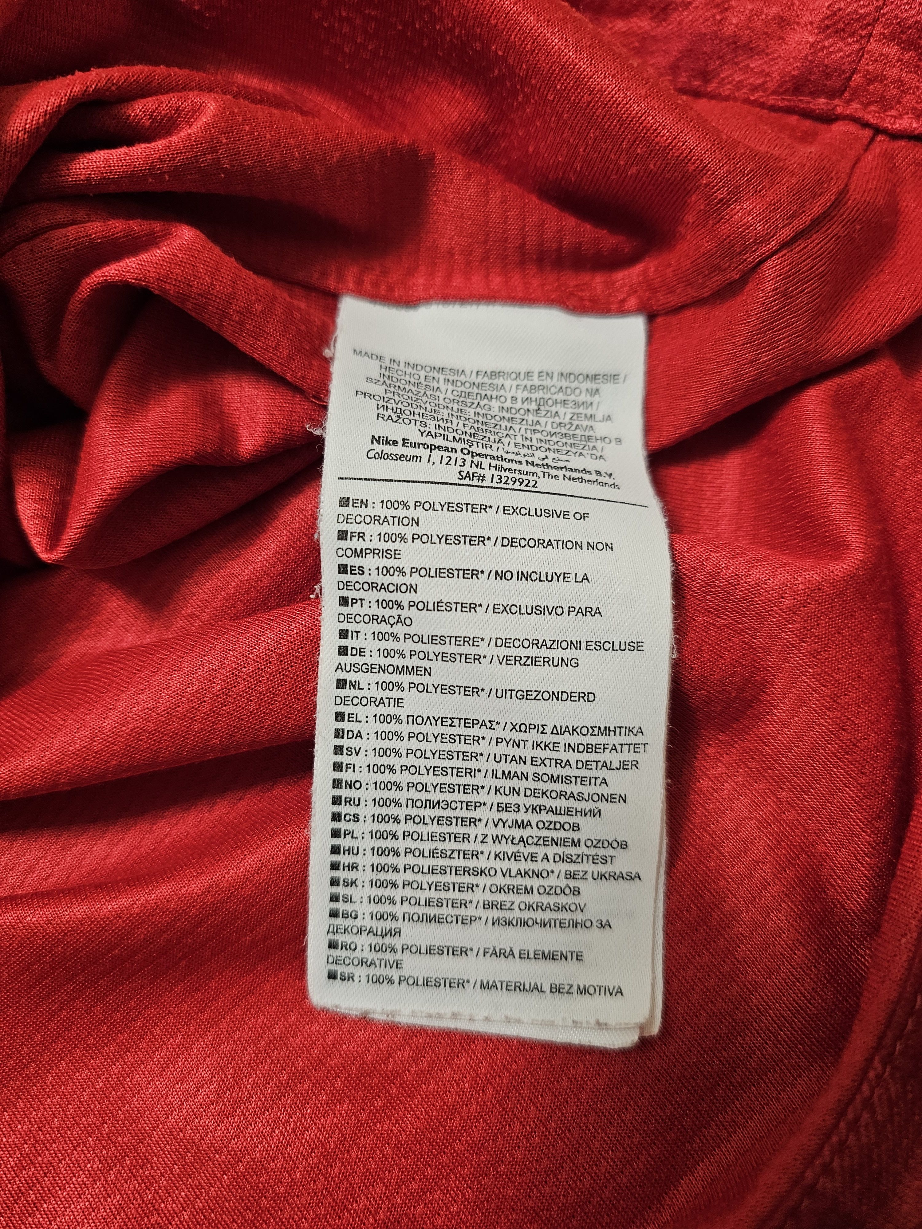 Nike MANCHESTER UNITED 2012 2013 HOME FOOTBALL SOCCER JERSEY Size US L / EU 52-54 / 3 - 11 Thumbnail