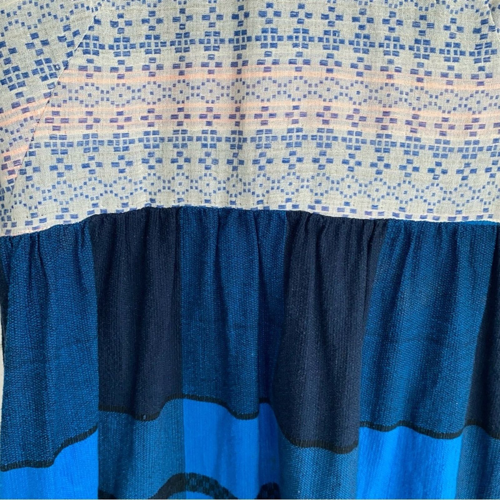 Other Ace & Jig x Barneys Mixed Media Blue Dress Women’s Small EUC Size S / US 4 / IT 40 - 6 Thumbnail