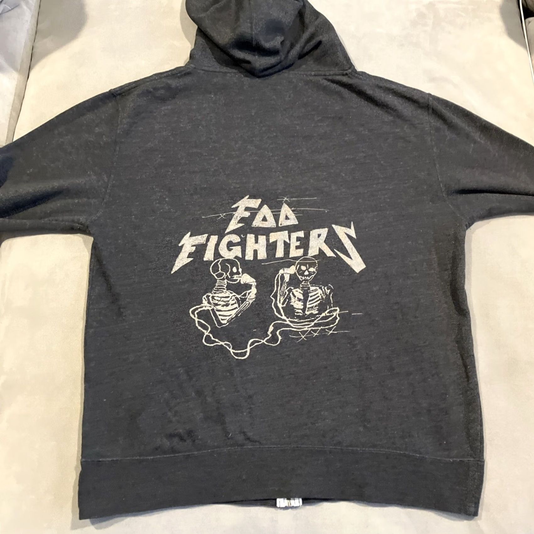 Vintage Foo Fighters 2018 Wrigley Field Hoodie Sweatshirt Large RARE Full Zip Gray Men Size US L / EU 52-54 / 3 - 7 Thumbnail