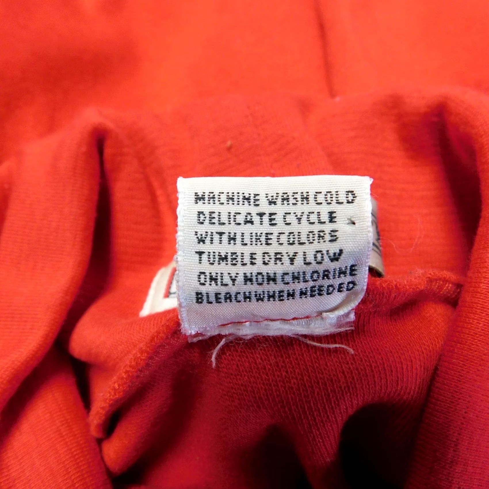 Vintage HARPER Long Sleeve Turtleneck Top Red L Women Vintage Cotton Blend Knit Blouse Basic Casual 1796 Size L / US 10 / IT 46 - 5 Thumbnail