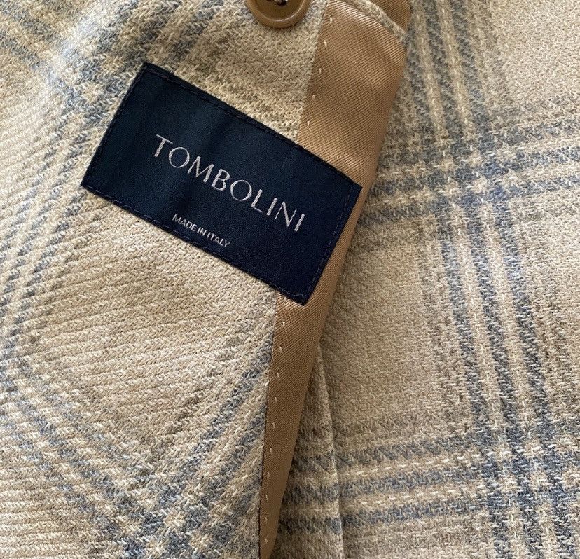 Tombolini Tombolini Wool Silk Blend Jacket Size 52L Size 52L - 12 Thumbnail