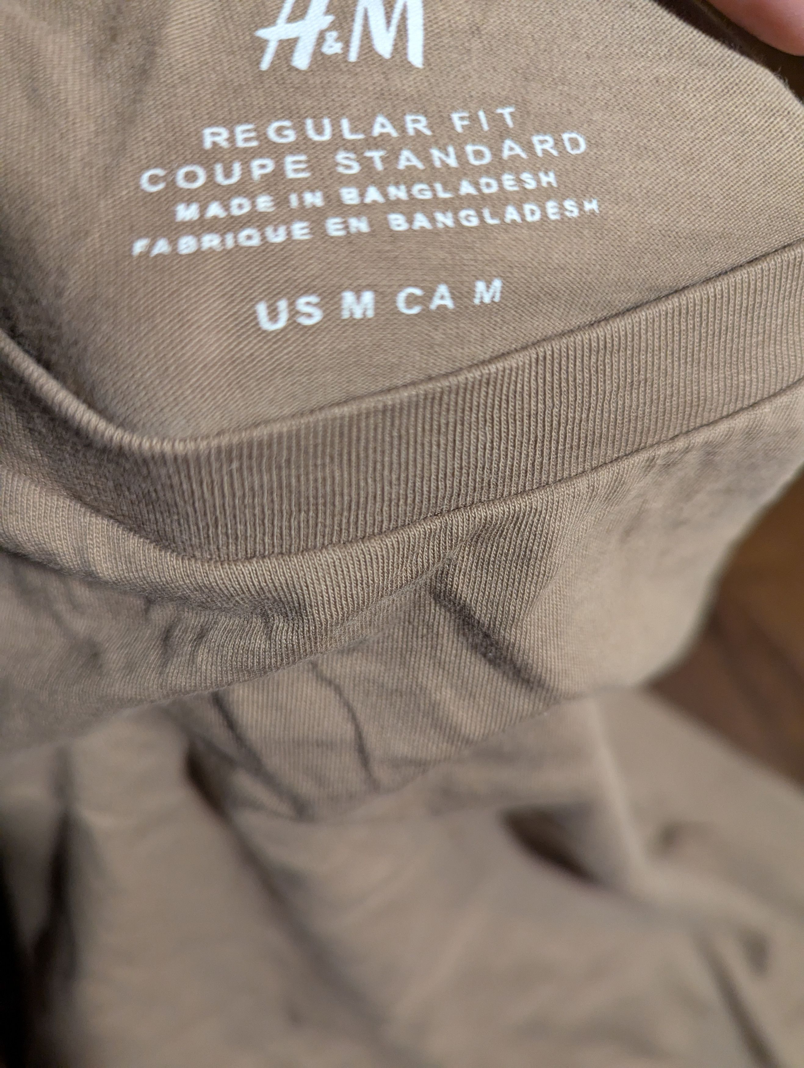 H&M H & MCoupe standard cotton T shirt Size US M / EU 48-50 / 2 - 3 Thumbnail
