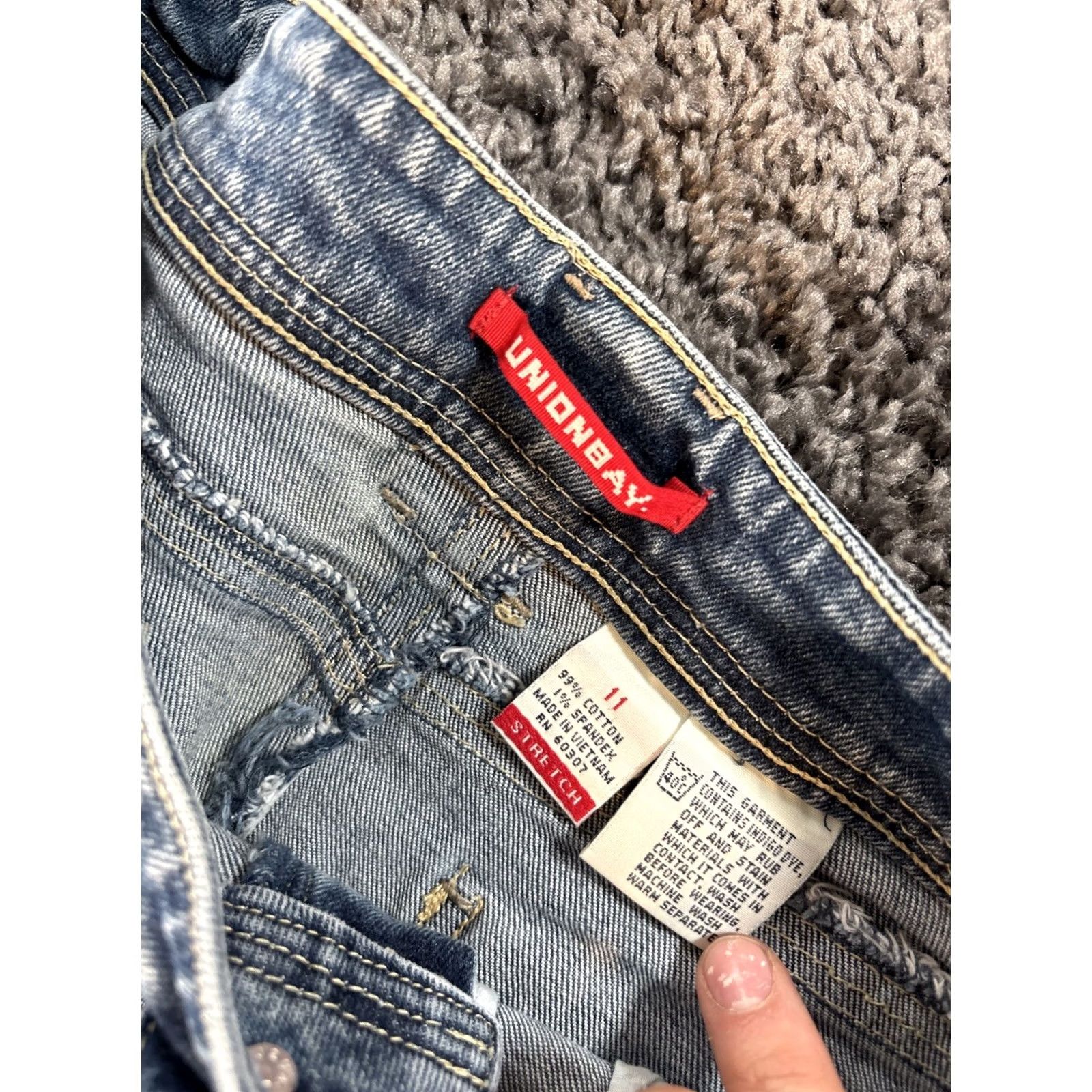 Vintage VINTAGE Union Bay Jeans Womens 32x32 Bootcut Med Wash Button Mid Rise 90s Jeans 32 Women Blue 90s Mens? Size 24" / US 00 / IT 34 - 6 Thumbnail