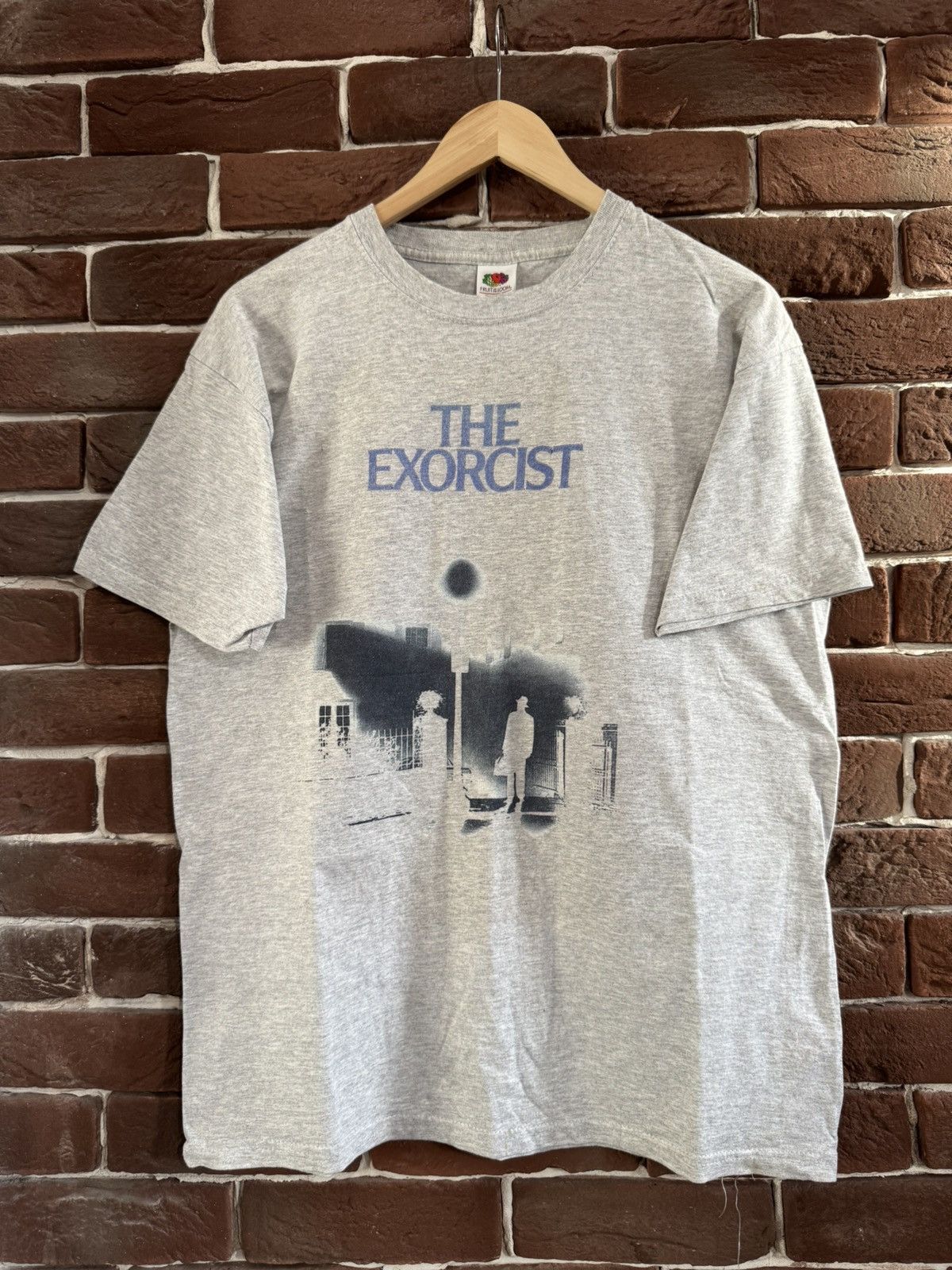 Band Tees The Exorcist Horror Movie Film Band Tee Y2K Medium Gray Size US M / EU 48-50 / 2 - 1 Thumbnail