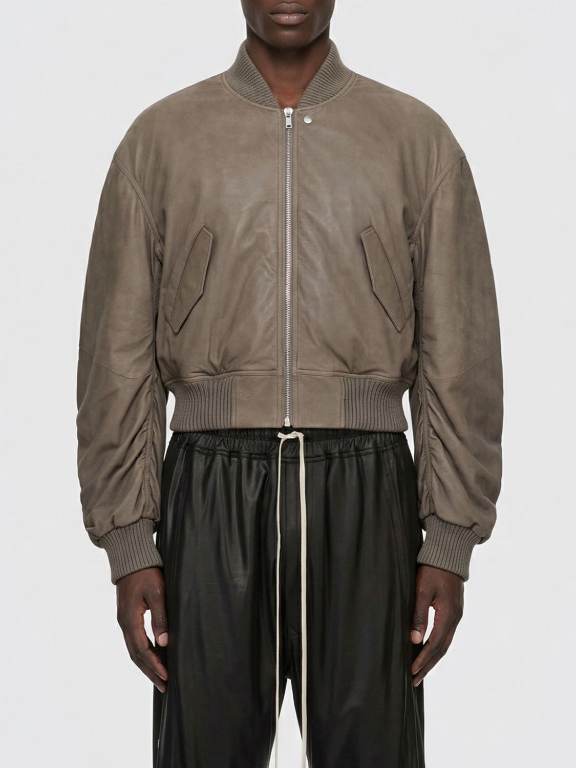 Rick Owens Rick Owens Jacket Men Grey Size US S / EU 44-46 / 1 - 1 Thumbnail
