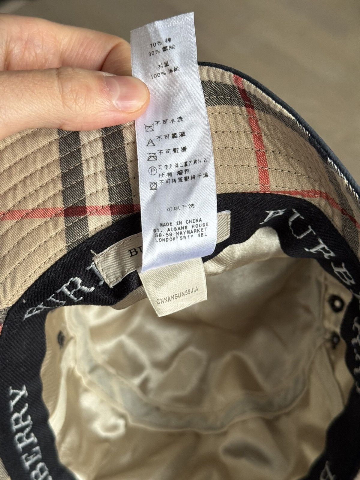 Burberry Burberry bucket hat Size ONE SIZE - 7 Thumbnail