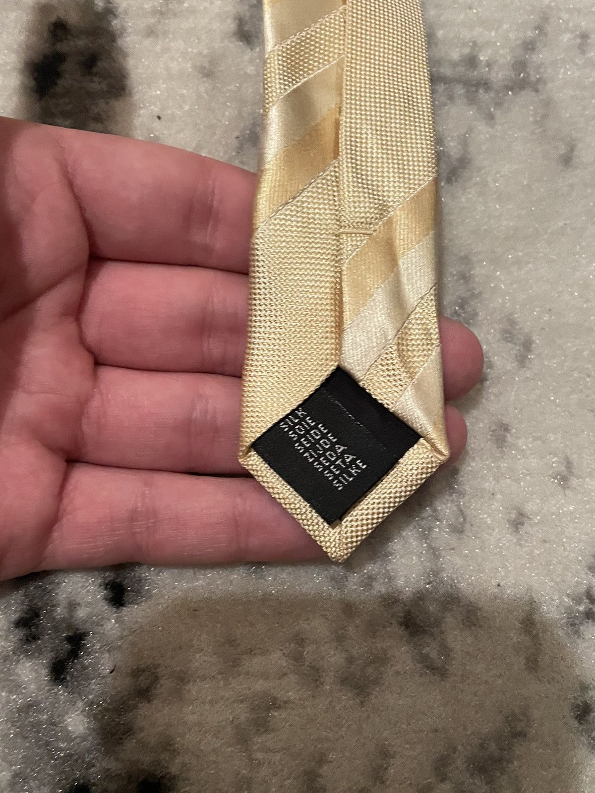 Balmain × Designer Balmain Paris Tie New Very Beatiful Color Way Gold Designer Size ONE SIZE - 7 Thumbnail
