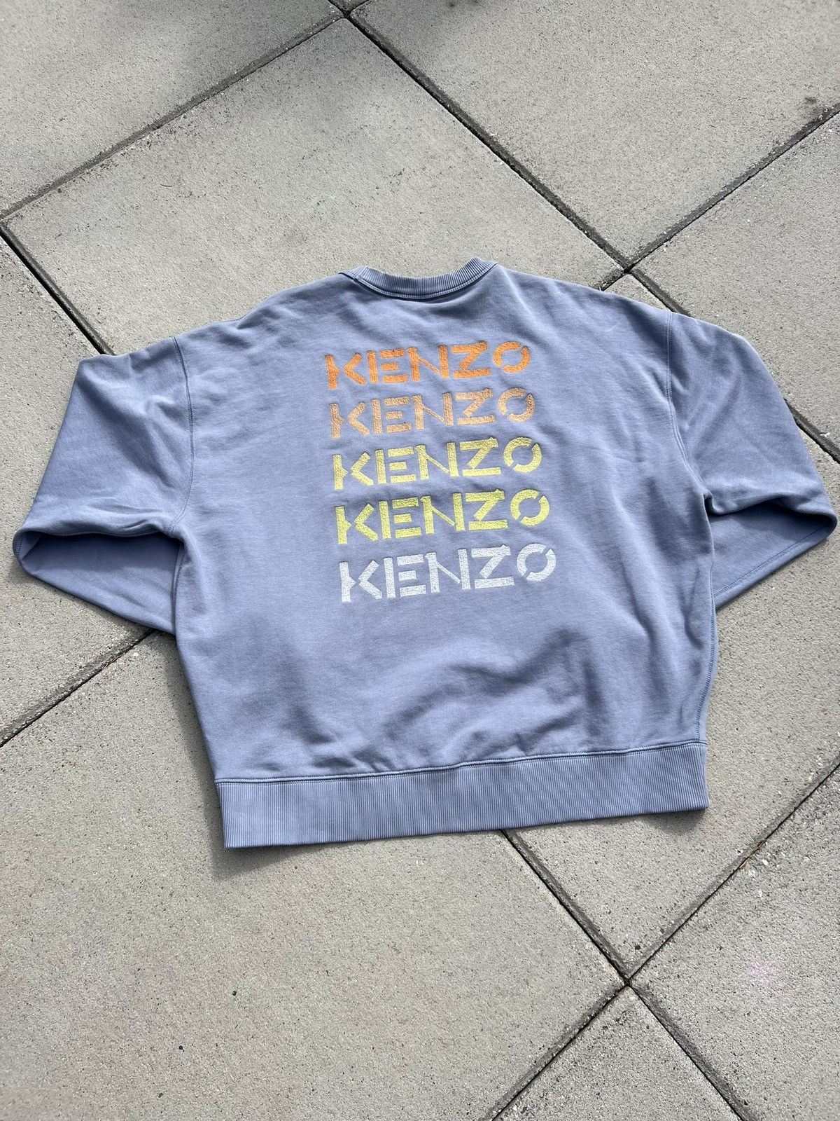 Kenzo Oversize Logo Crewneck Sweatshirt Designer
