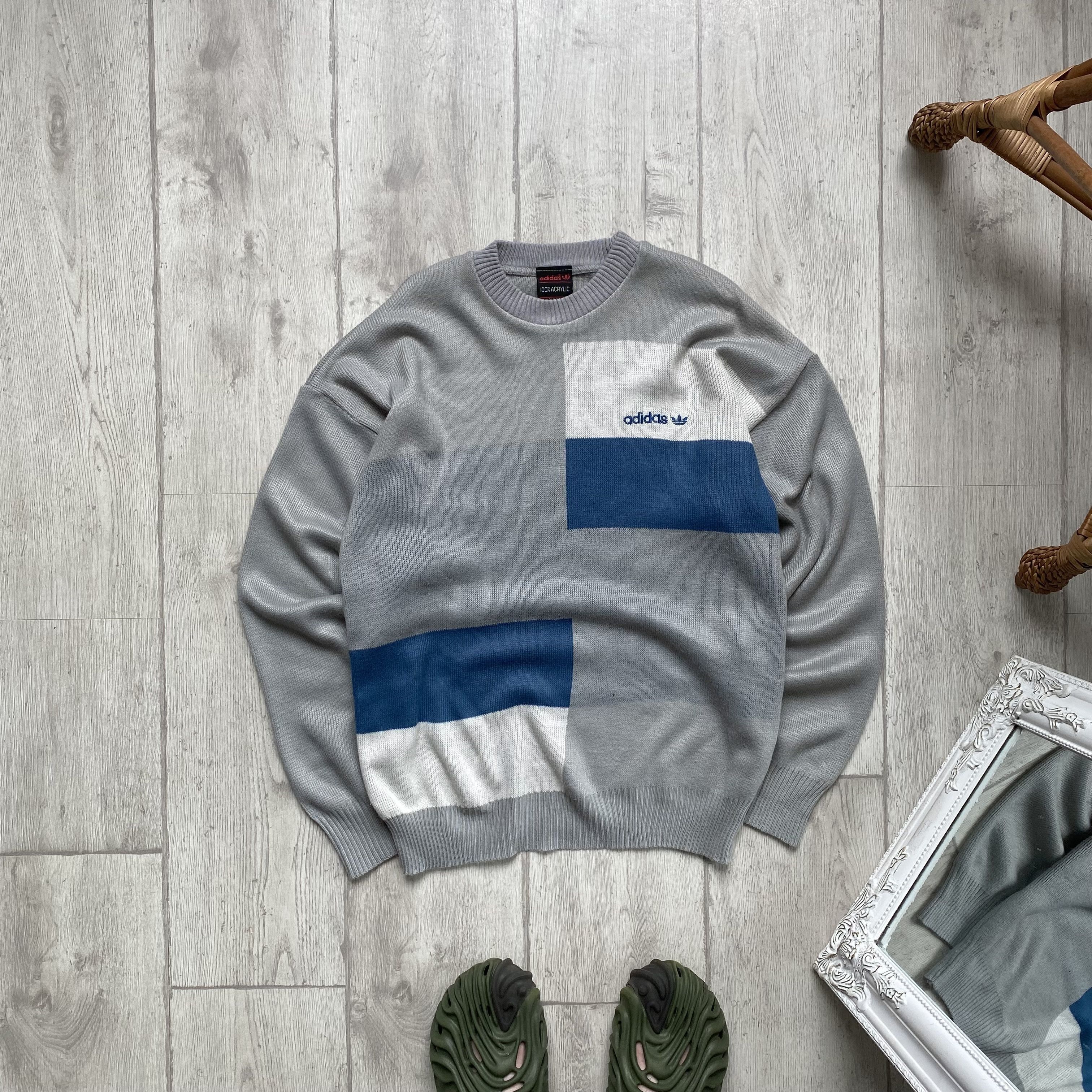 Adidas 🔥 Vintage 80-90s ADIDAS knit sweater pullover Y2K Size US S / EU 44-46 / 1 - 1 Thumbnail