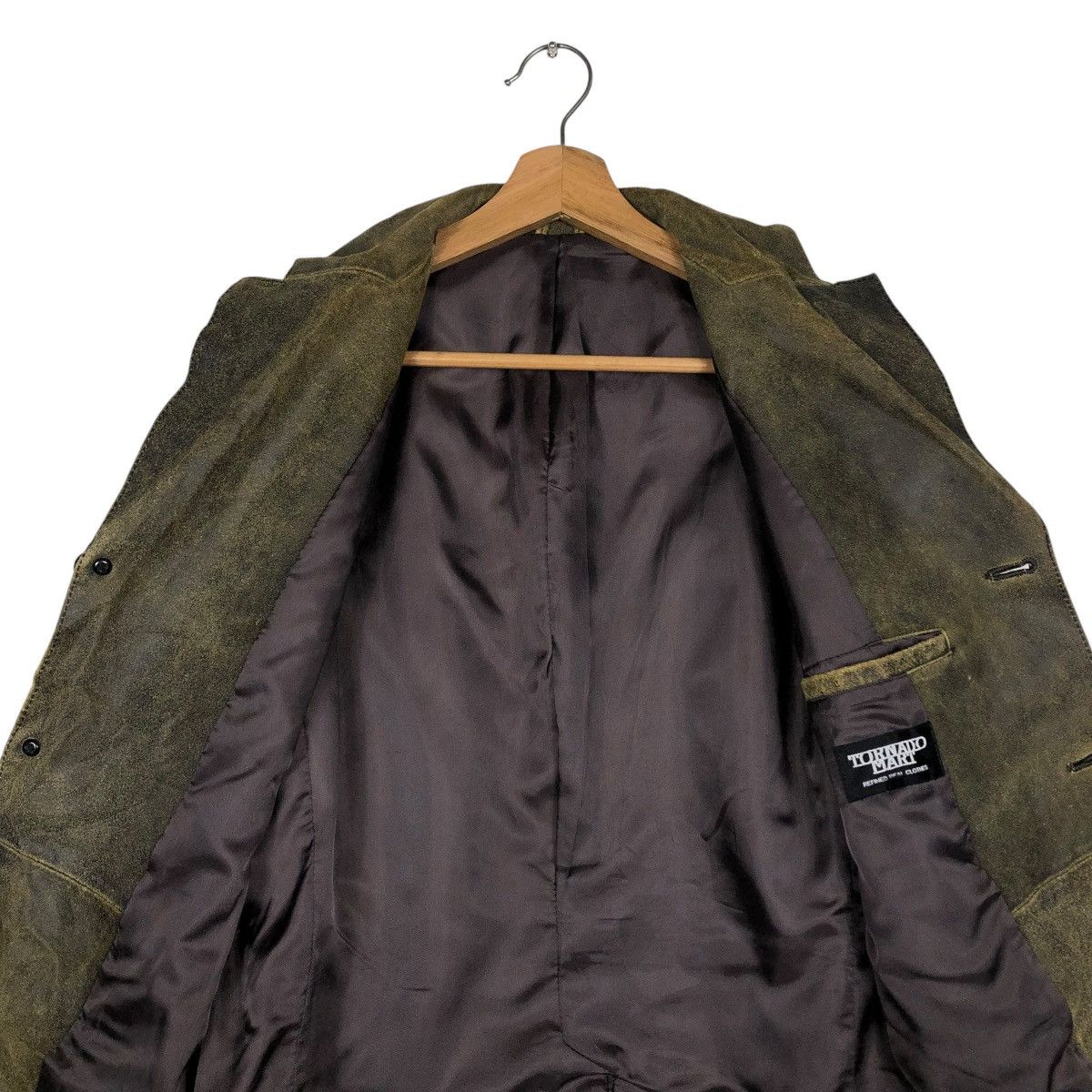 Japanese Brand 🔥VINTAGE BIKER LEATHER JACKET CHORE TORNADO MART Size US M / EU 48-50 / 2 - 16 Thumbnail