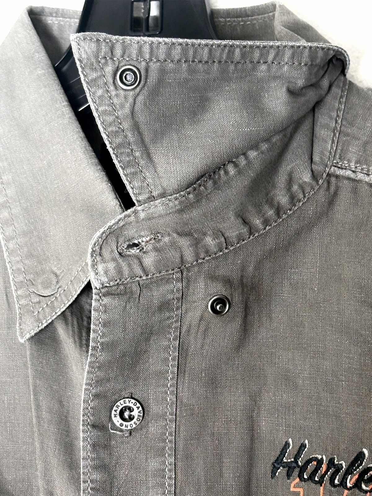 Harley Davidson Harley Davidson Embroidered Work Shirt Size US L / EU 52-54 / 3 - 5 Thumbnail