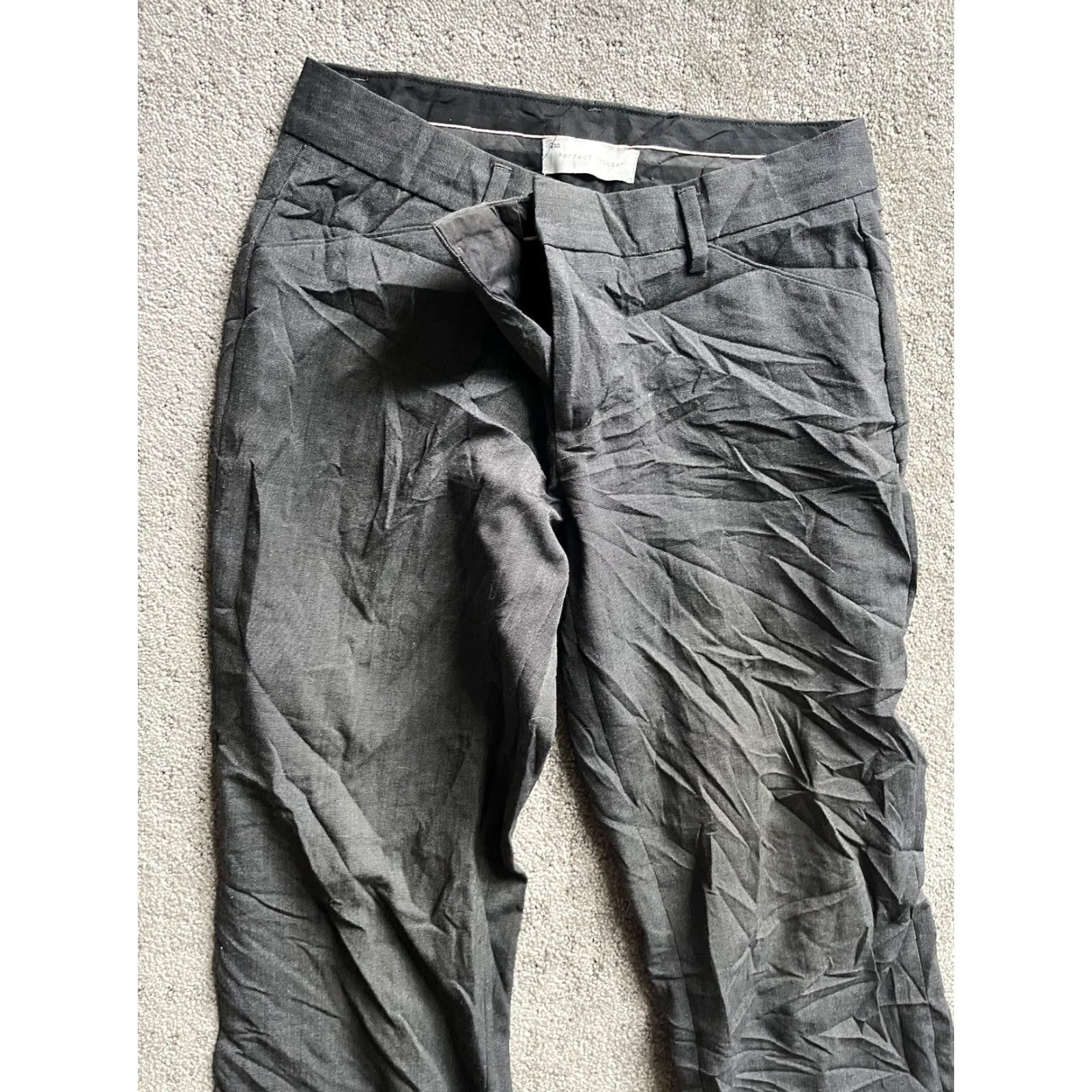 Gap Gap Perfect Trouser Y2K gray classic boot cut pants size 00R stretch Size 24" / US 00 / IT 34 - 2 Thumbnail