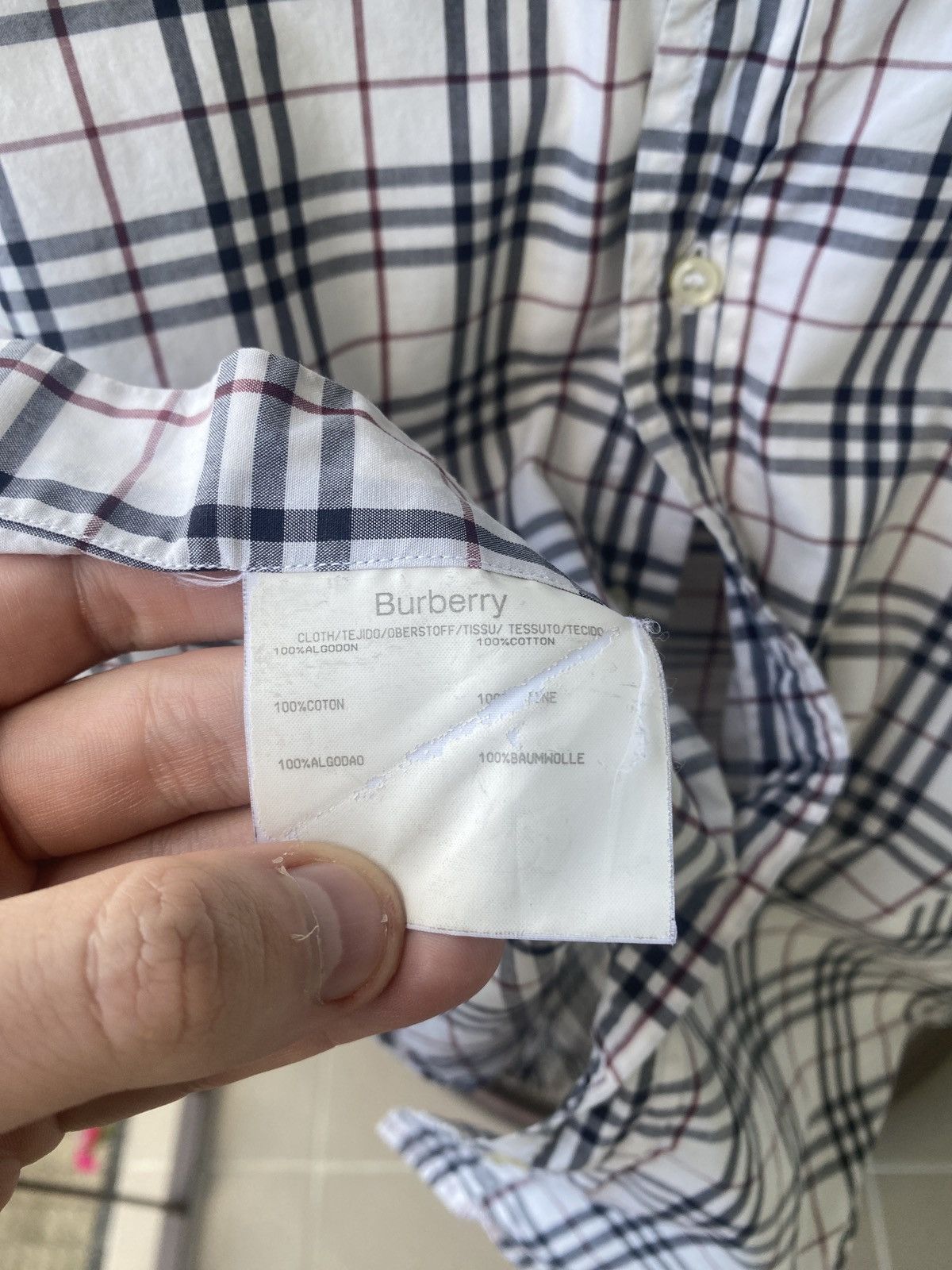 Burberry Luxury fullprint vintage shirt button up Size US S / EU 44-46 / 1 - 3 Thumbnail