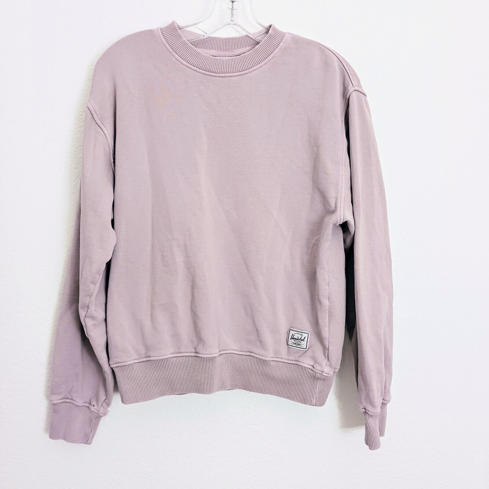 Herschel Supply Co. Herschel Sweatshirt Sz S Pink Classic Crew Preppy Distress Size S / US 4 / IT 40 - 1 Thumbnail