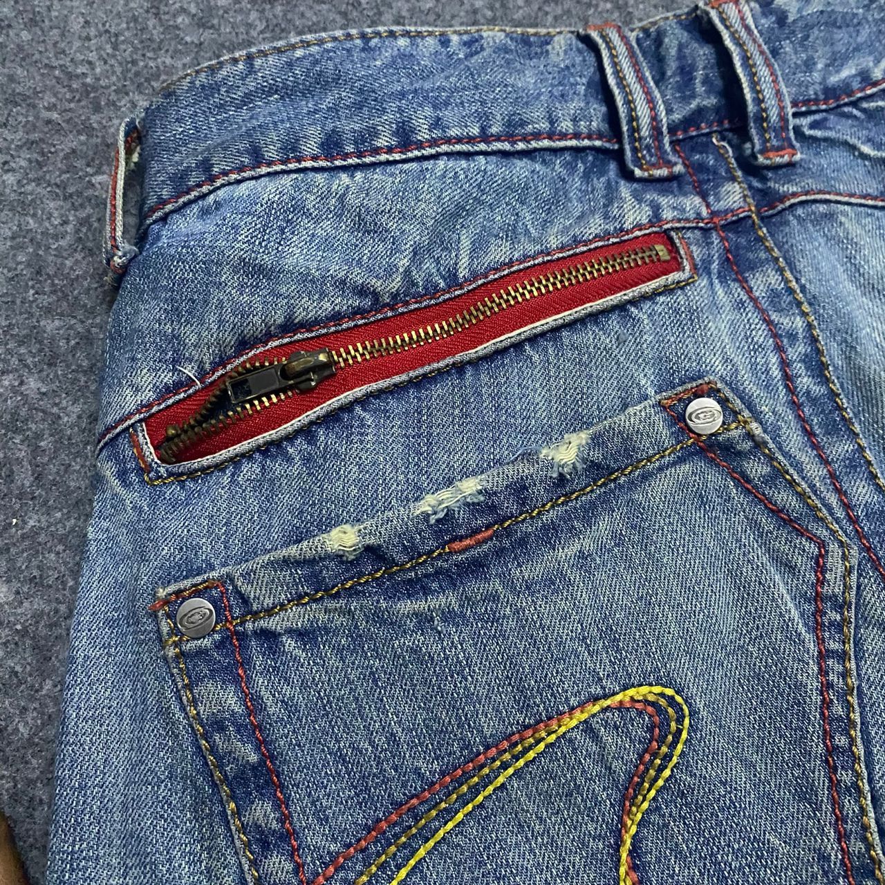 Gotcha 💥Best Offer💥Vintage Gotcha Surfwear Distressed Denim Size US 32 / EU 48 - 15 Thumbnail